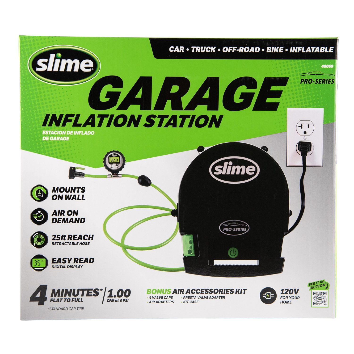 Slime Pro Series Garage Inflator