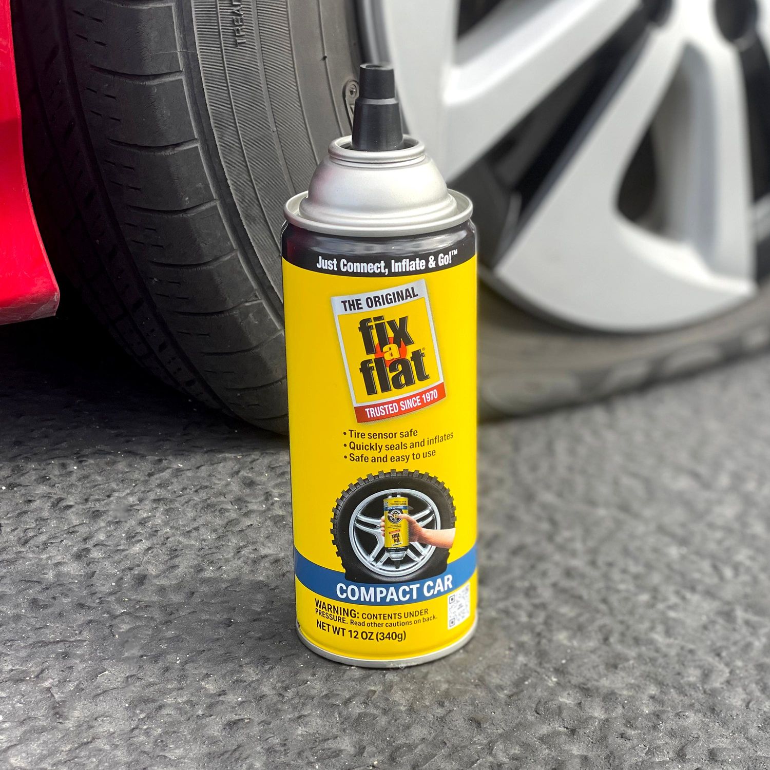 Fix-A-Flat 16 oz. Emergency Tire Repair Solution, Standard Tires at Tractor  Supply Co.