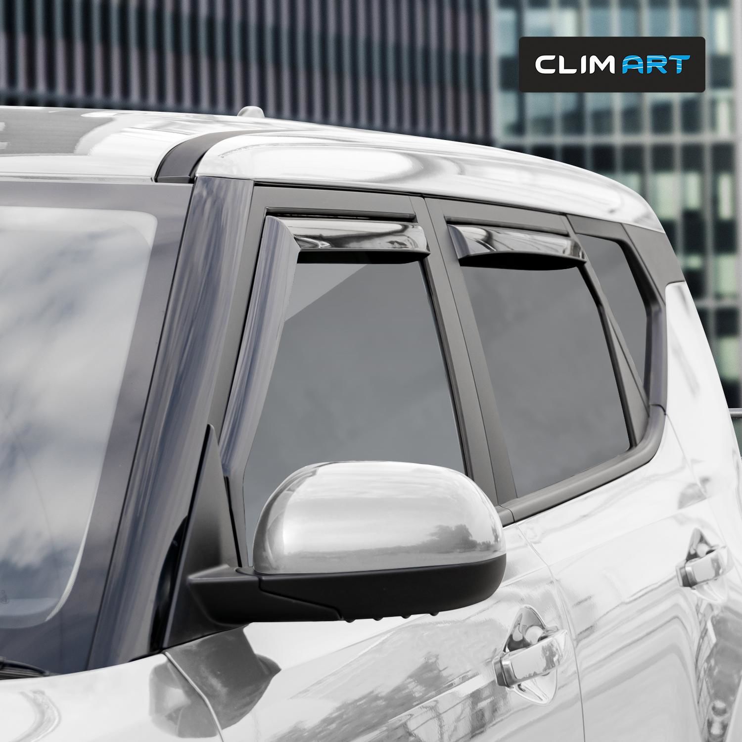 Clim Art Smoke Side Window Deflector 620042