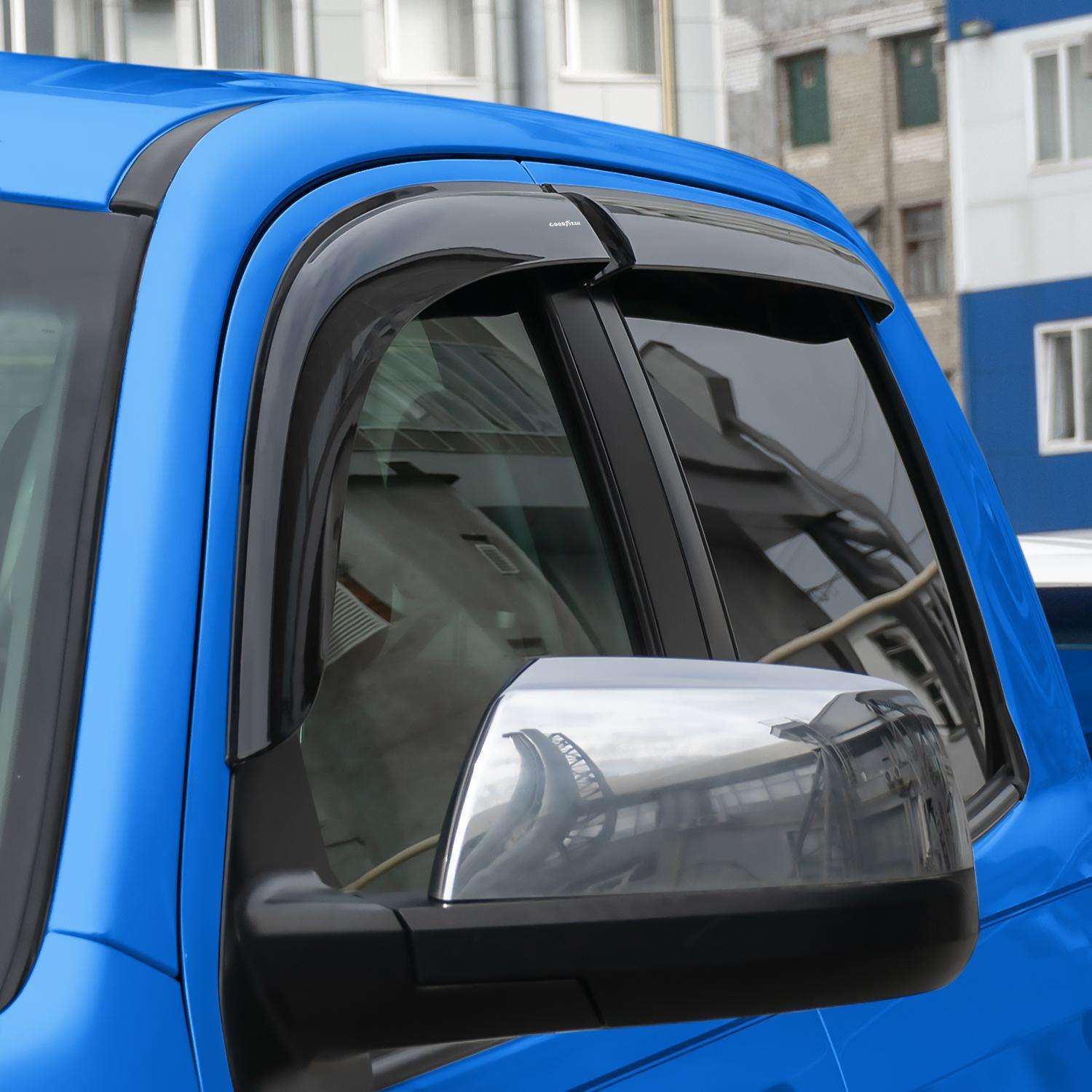 Goodyear Car Accessories Smoke Side Window Deflector GY003207