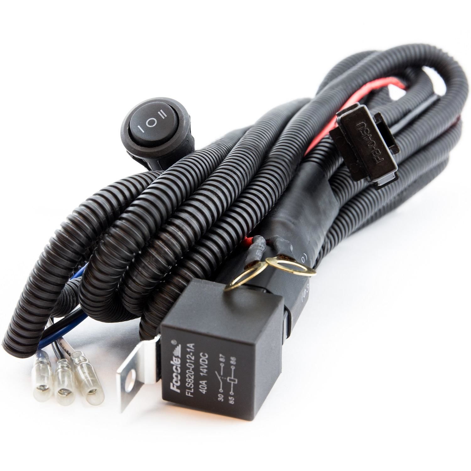 Sylvania 18 AWG LED Lightbar Wiring Harness 1 to 1 Pigtail Connector