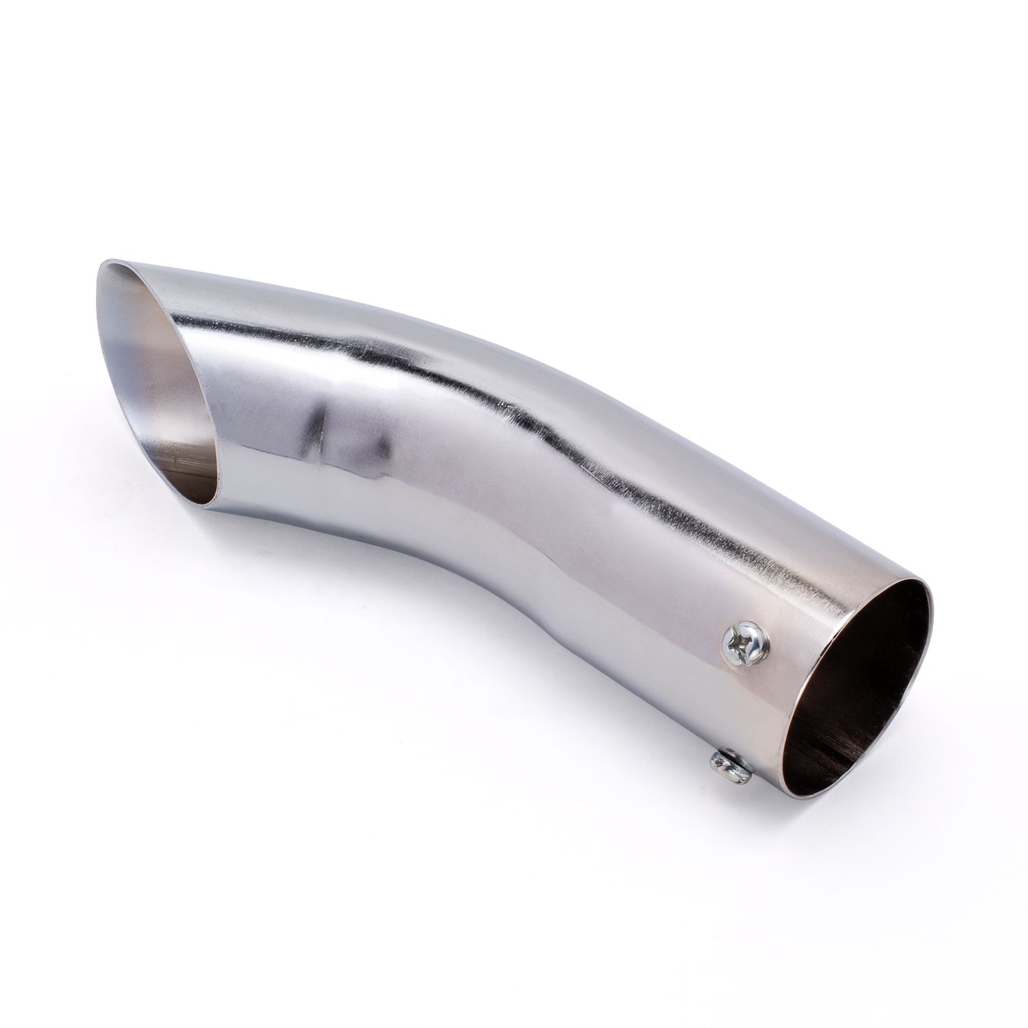 Pilot Chrome 9in X 2 1/4in Turn Down Exhaust Tip