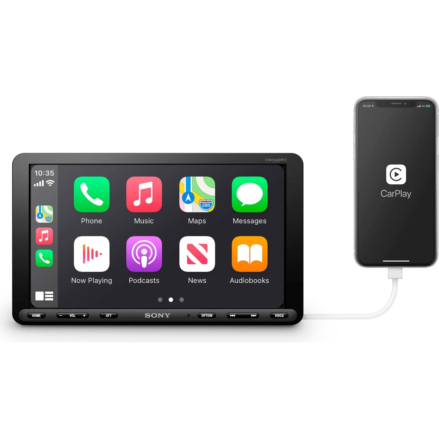 Sony 8.95in Media Receiver with Apple CarPlay and Android Auto