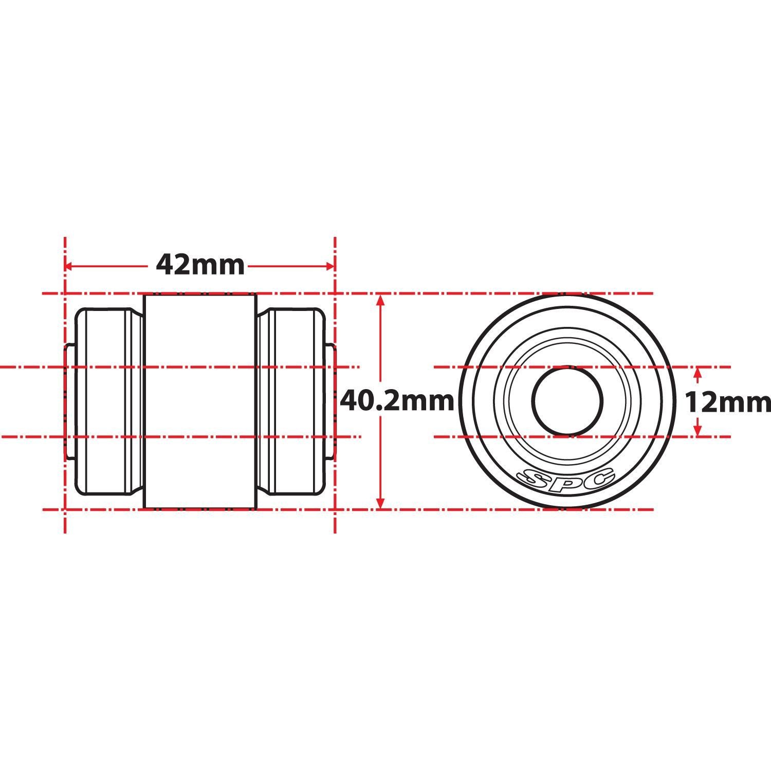 Specialty Products 12mm Bolt xAxis Sealed Flex Joint
