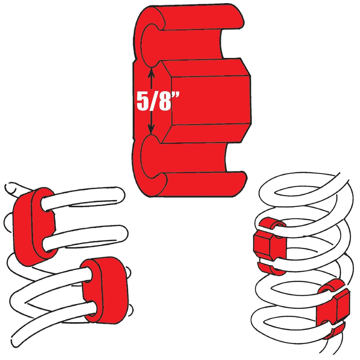 Specialty Products Company 5/8in Coil Spring Stabilizer 4 Piece