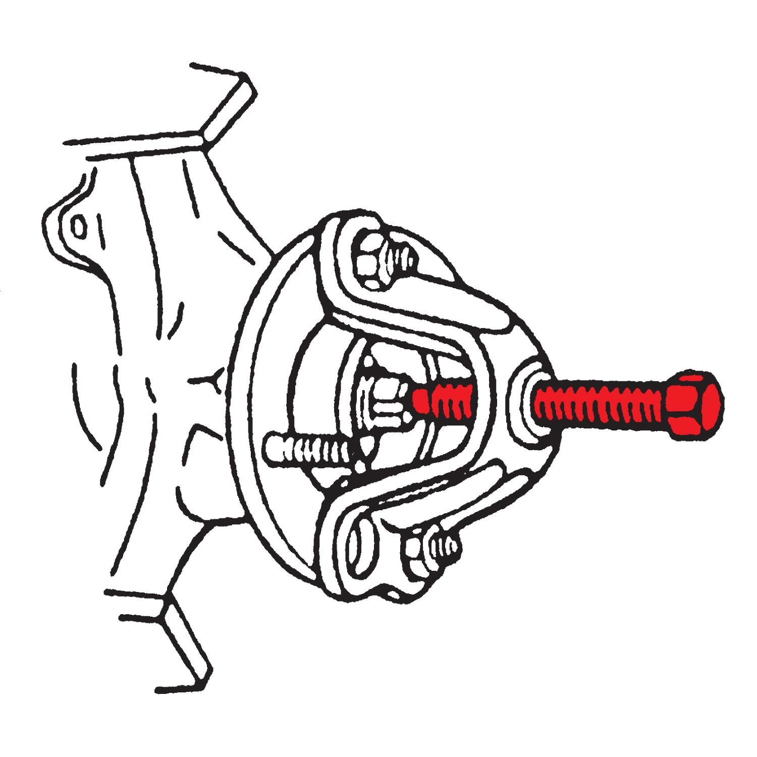 Specialty Products Center Rod for 499 Flange Axle Puller
