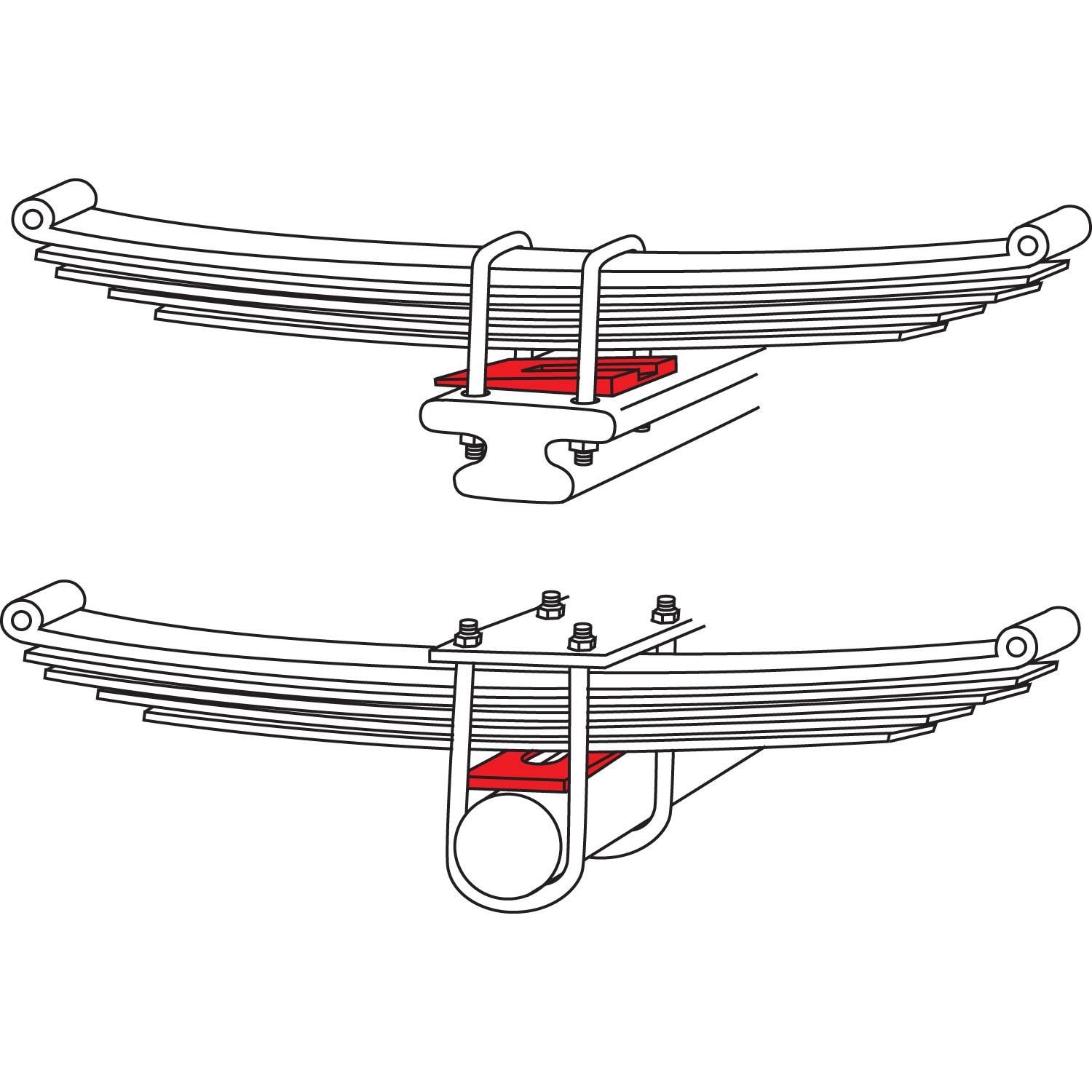 Specialty Products 1 3/4in 2in Zinc Axle Shim 6 Piece