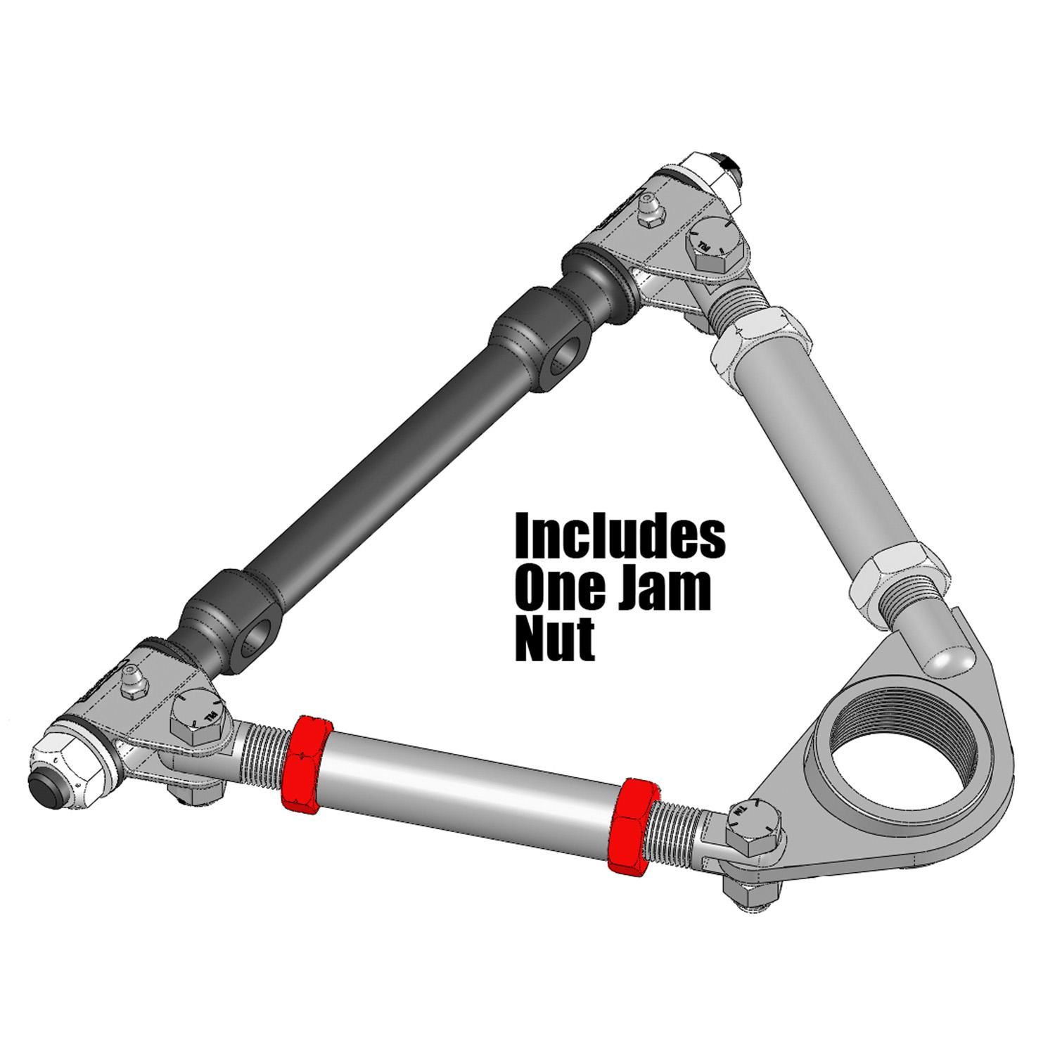 Specialty Products 3/4in16 Zinc Left Hand Jam Nut