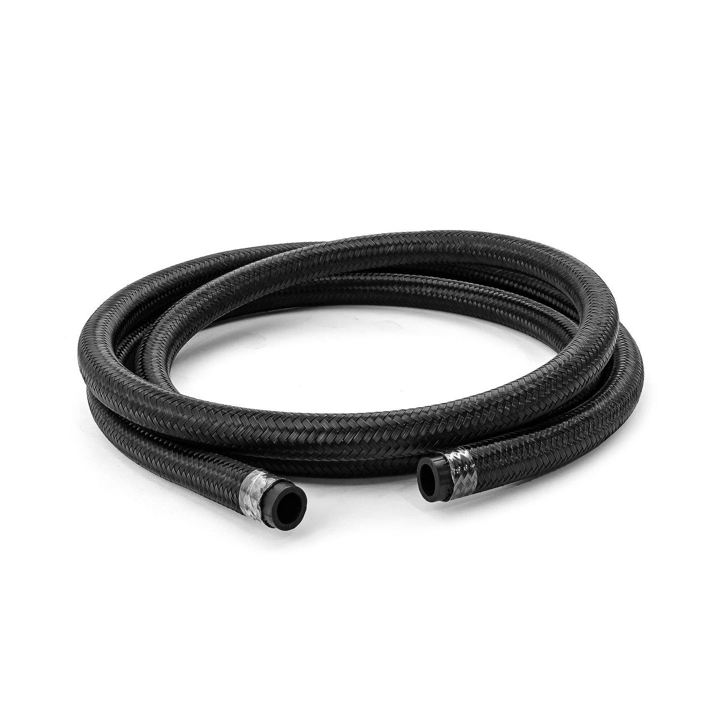 Speedmaster 20ft x 8AN Braided Black Nylon Hose Line