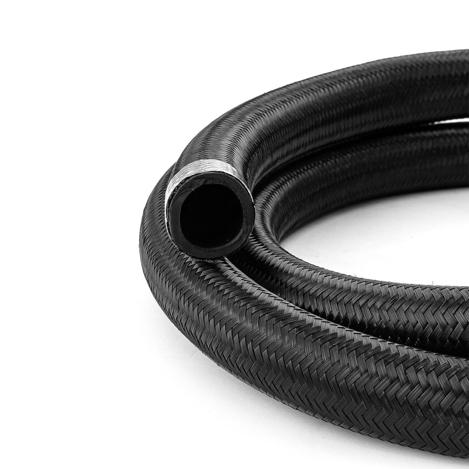 Speedmaster 3ft x -16AN Braided Black Nylon Hose Line
