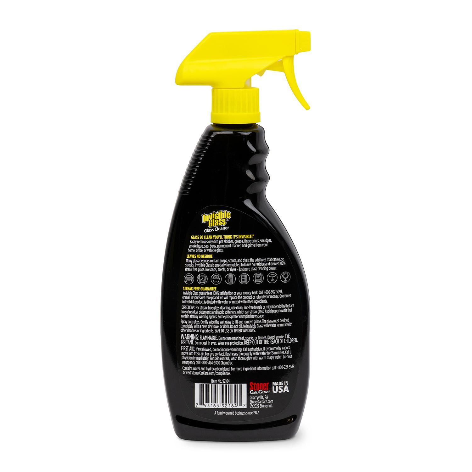 Invisible Glass Cleaner Spray 22oz