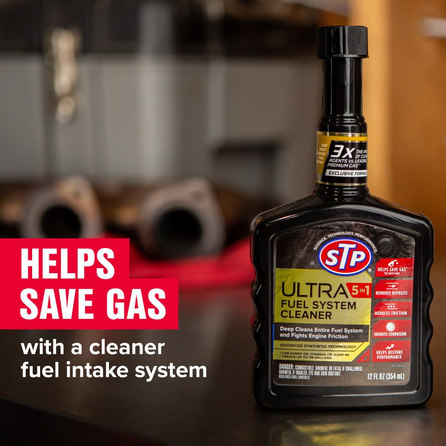 STP Ultra 5IN1 Fuel System Cleaner 12oz