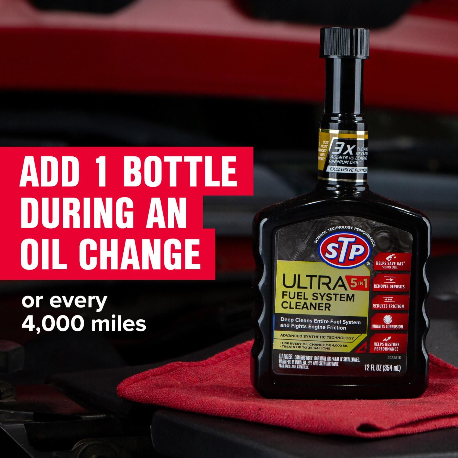 STP Ultra 5IN1 Fuel System Cleaner 12oz