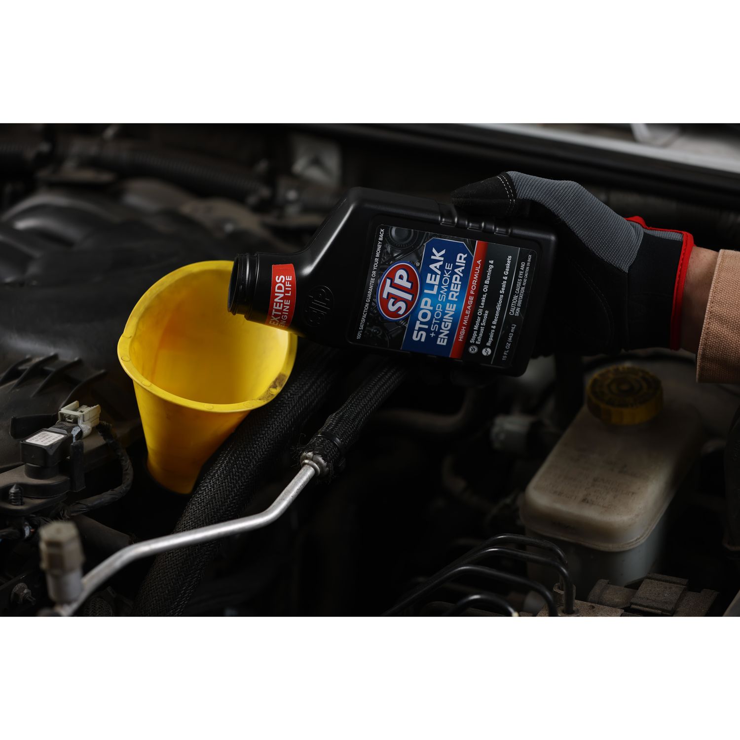 STP Stop Leak + Stop Smoke Engine Repair 15oz