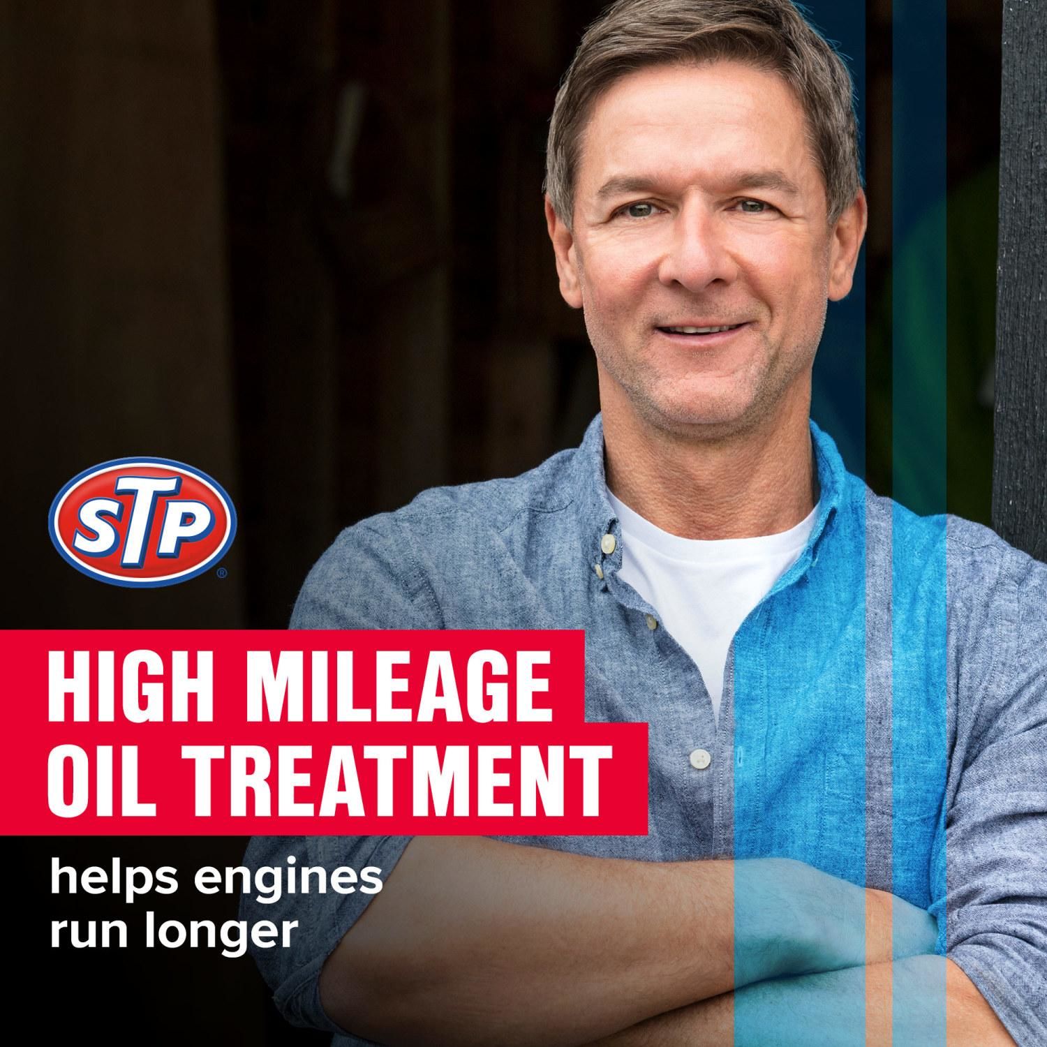 STP High Mileage Oil Treatment 15oz