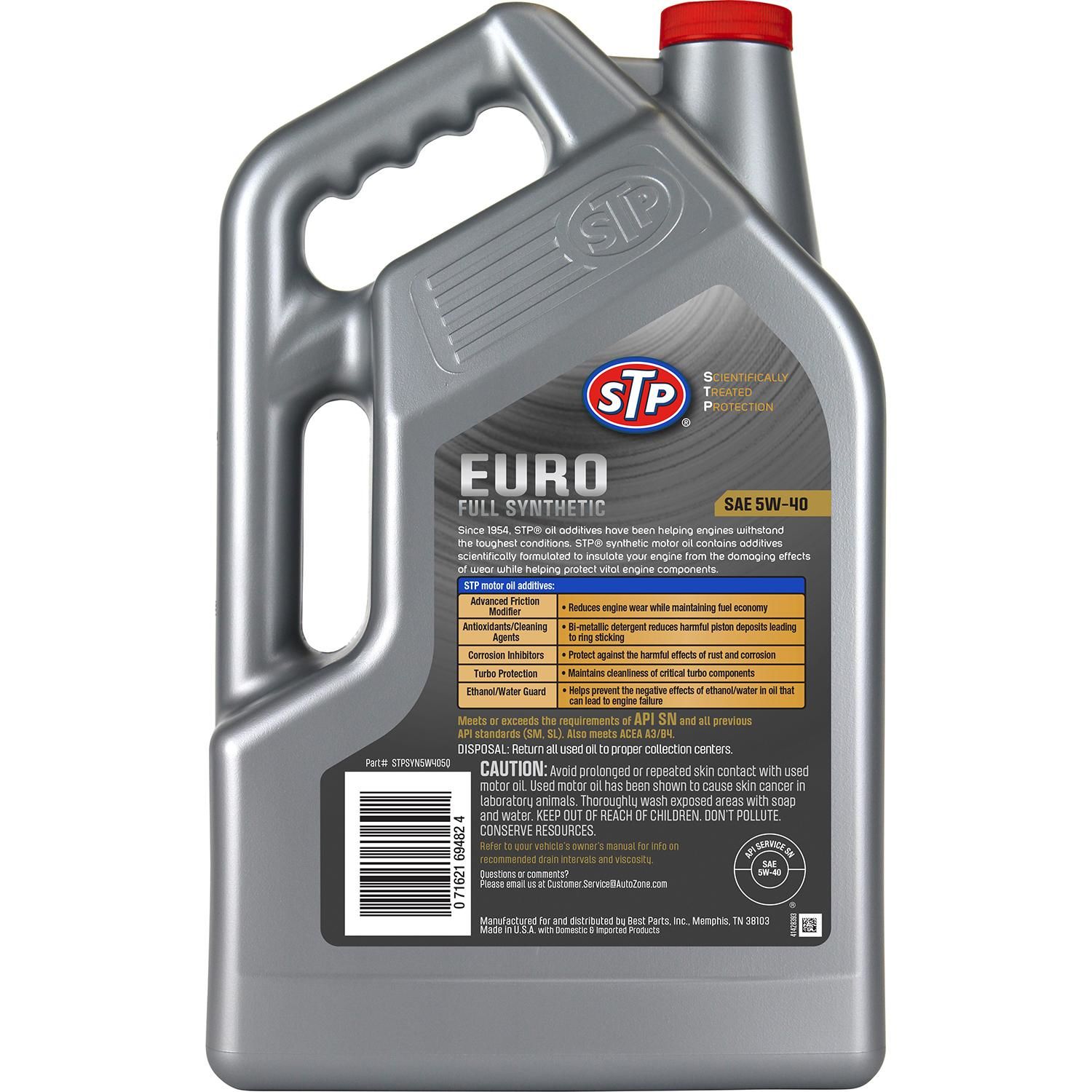 STP Synthetic Diesel Full Synthetic Engine Oil 5W-40 1 Gallon