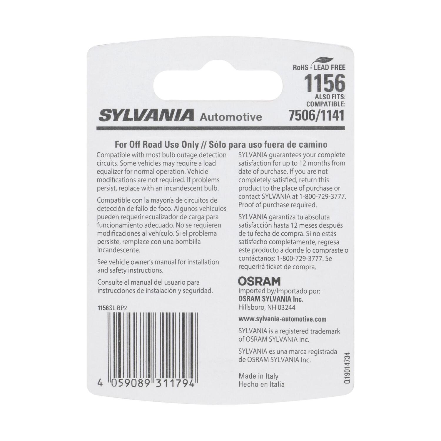 Sylvania LED Mini Bulb 1156SYLLED