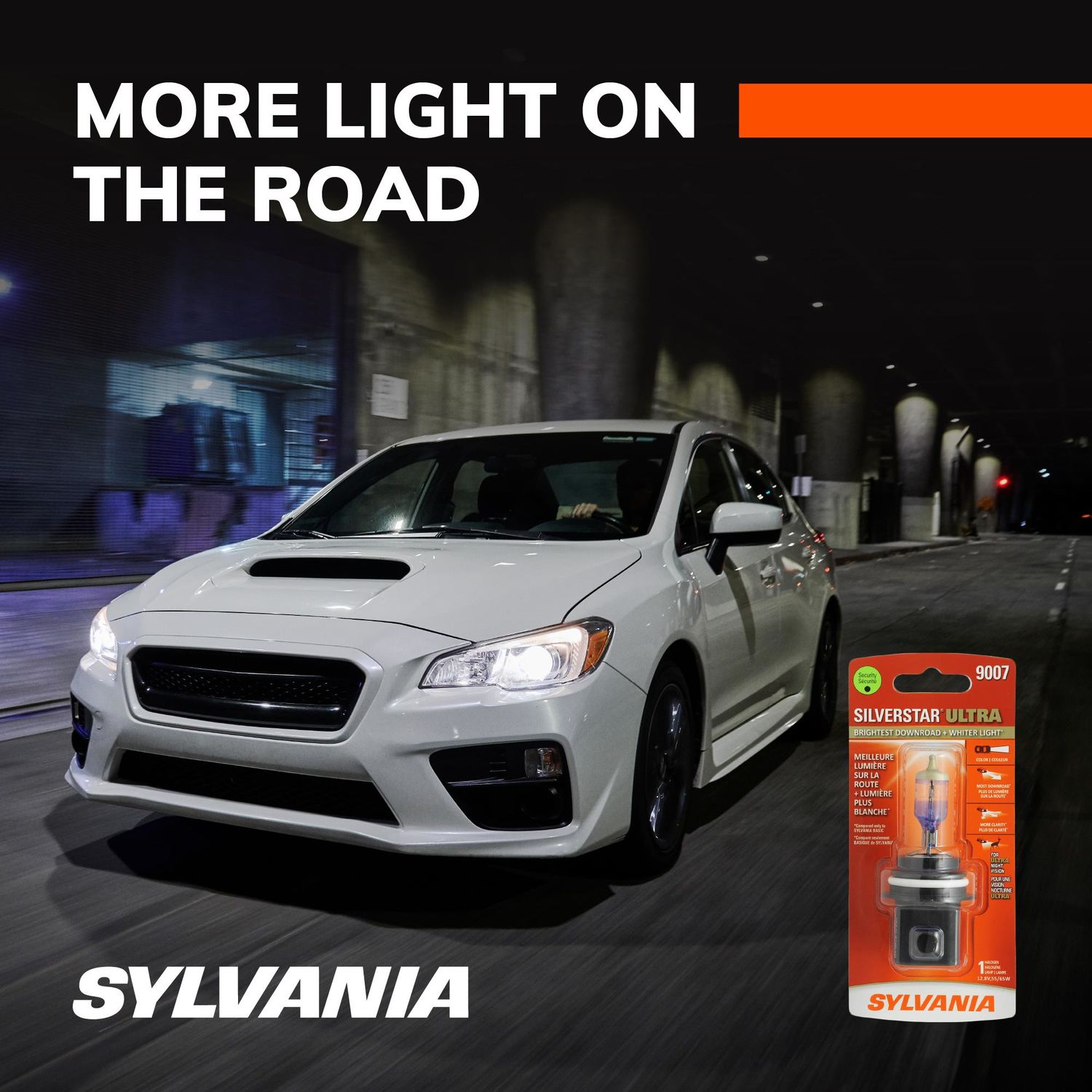 SilverStar Ultra Headlight and Fog Light Bulb 9007SU