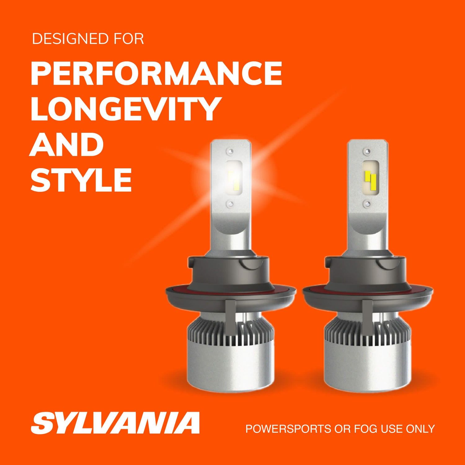 Sylvania OFF Road LED Headlight, Fog light and PowerSport Bulb H13SLBX2