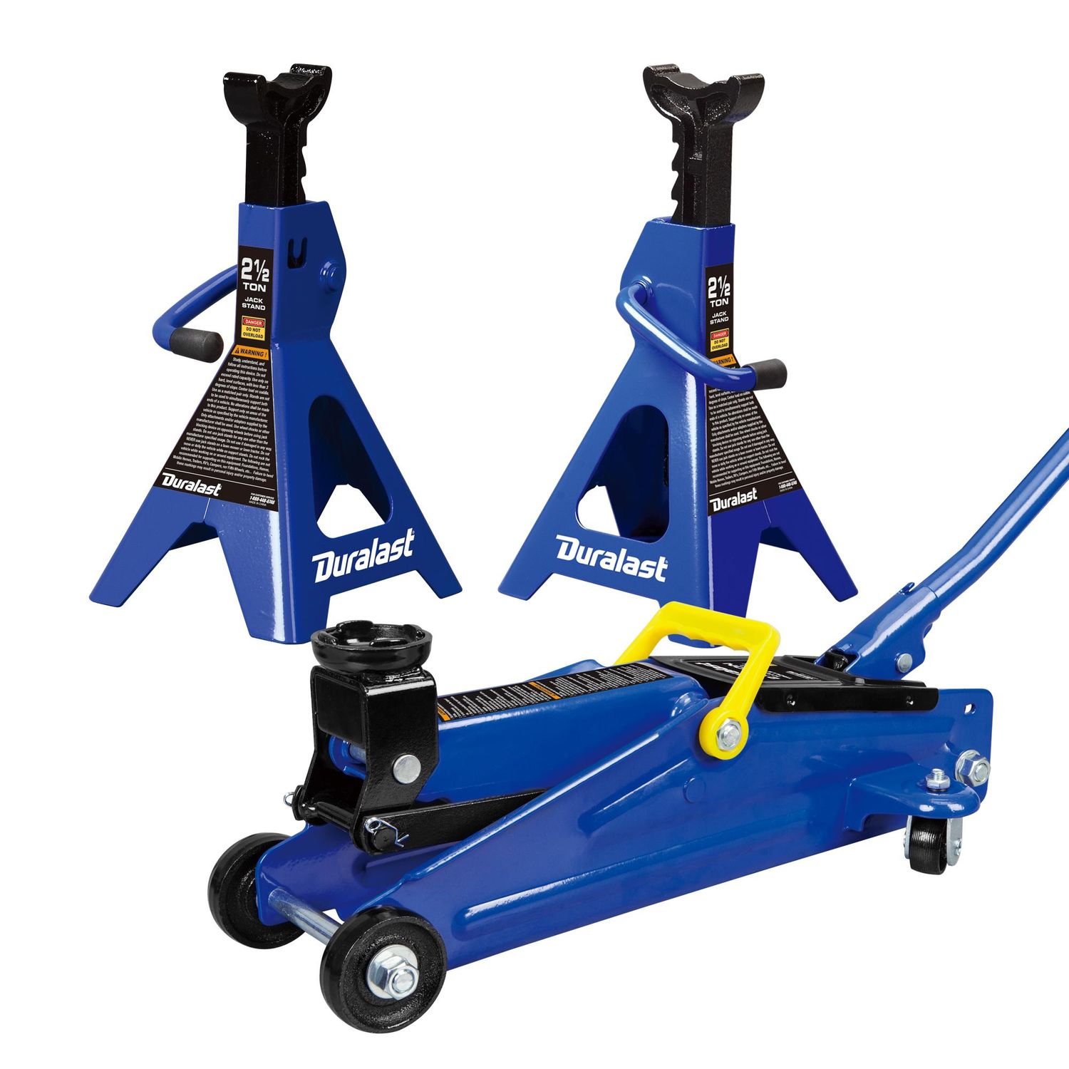 Duralast 2.5 Ton Jack and Stands Kit