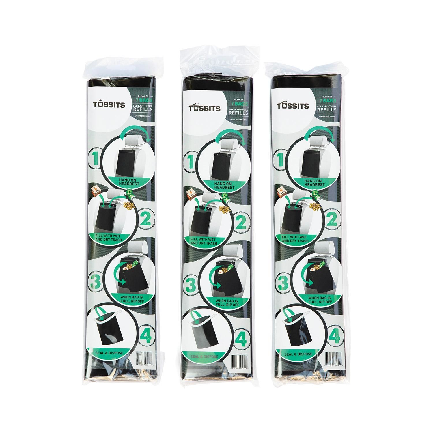 Tossits Car Garbage Bags