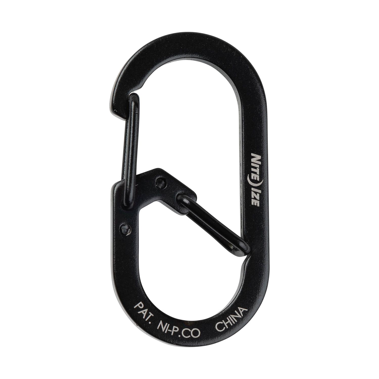 Nite Ize Black No.1 G-Series Dual Chamber Carabiner 2 Pack