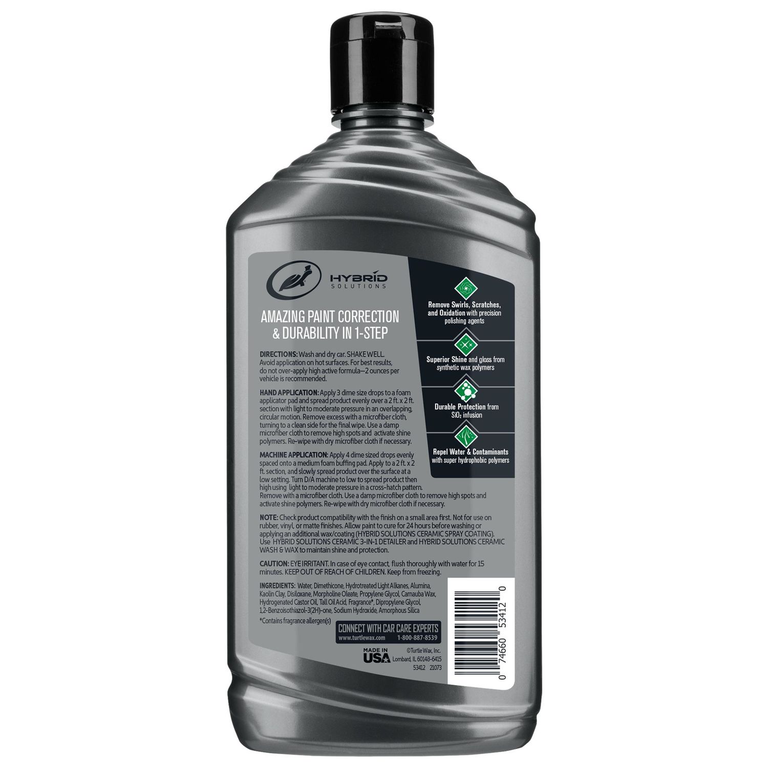 Turtle Wax Hybrid Solutions Ceramic Polish and Wax 14oz