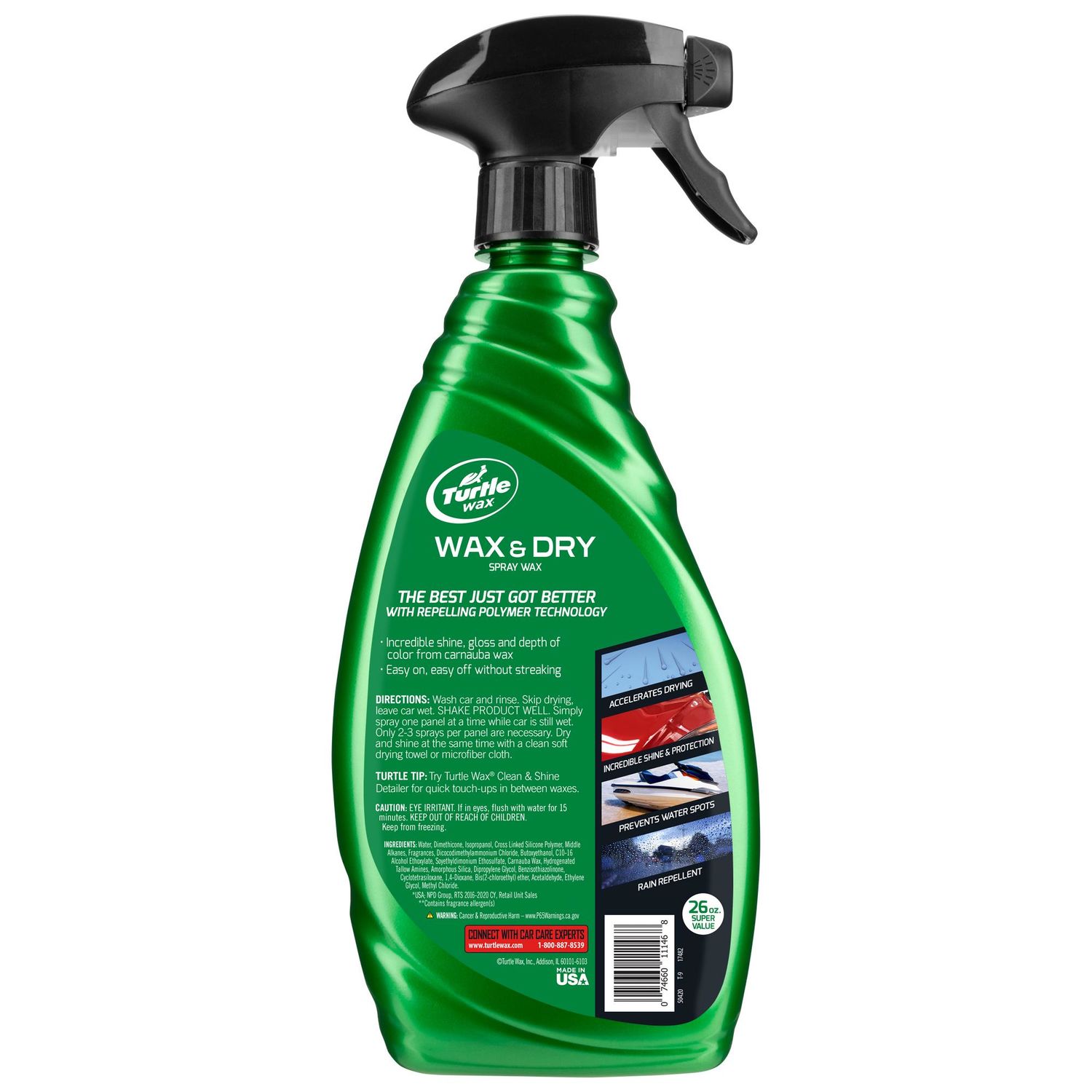 Turtle Wax Wax & Dry 26 Oz. Trigger Spray Car Wax - Taylor's Do it Center