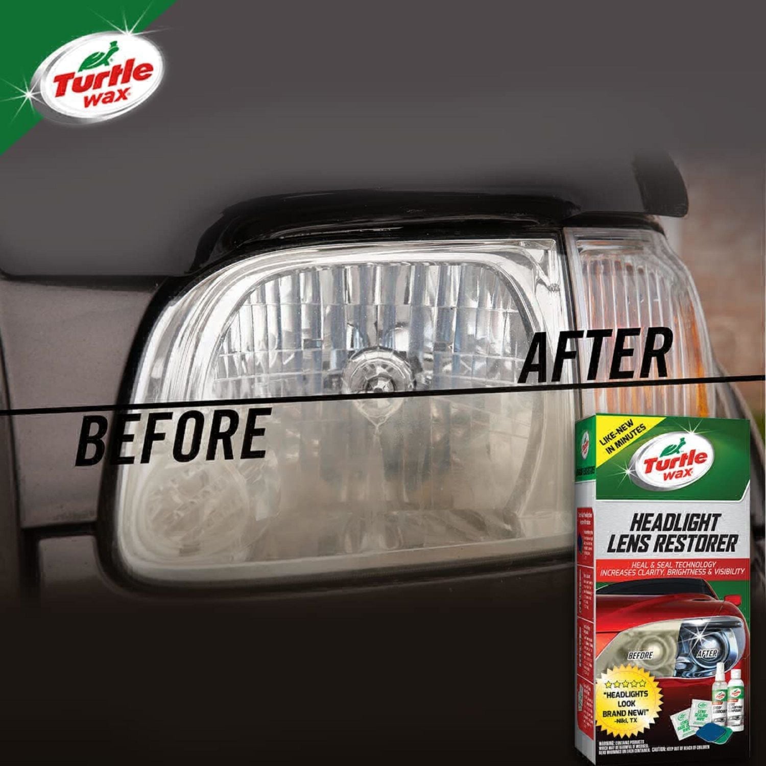 Turtle Wax Headlight Lens Restorer Kit