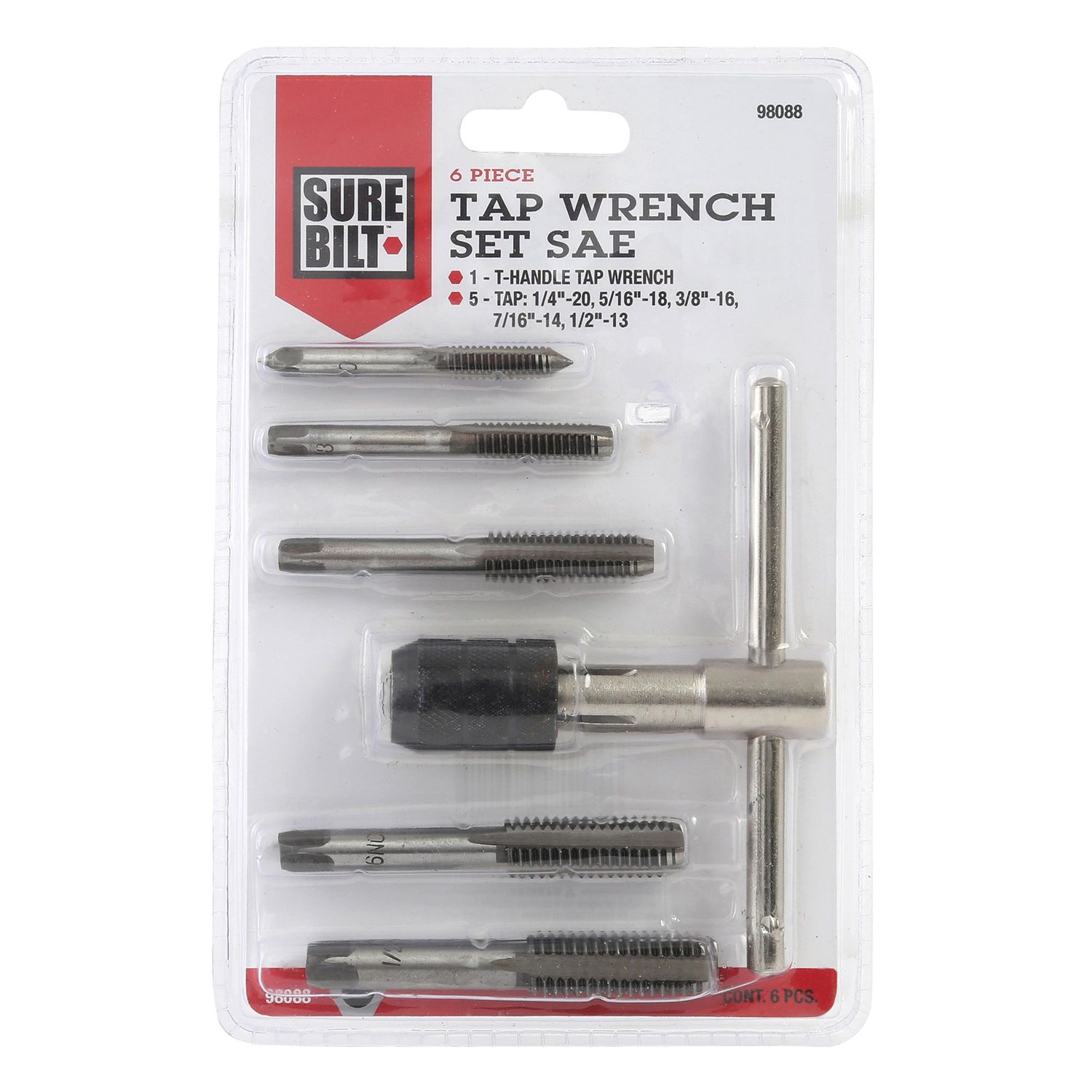SureBilt SAE Tap Wrench Set 6 Piece