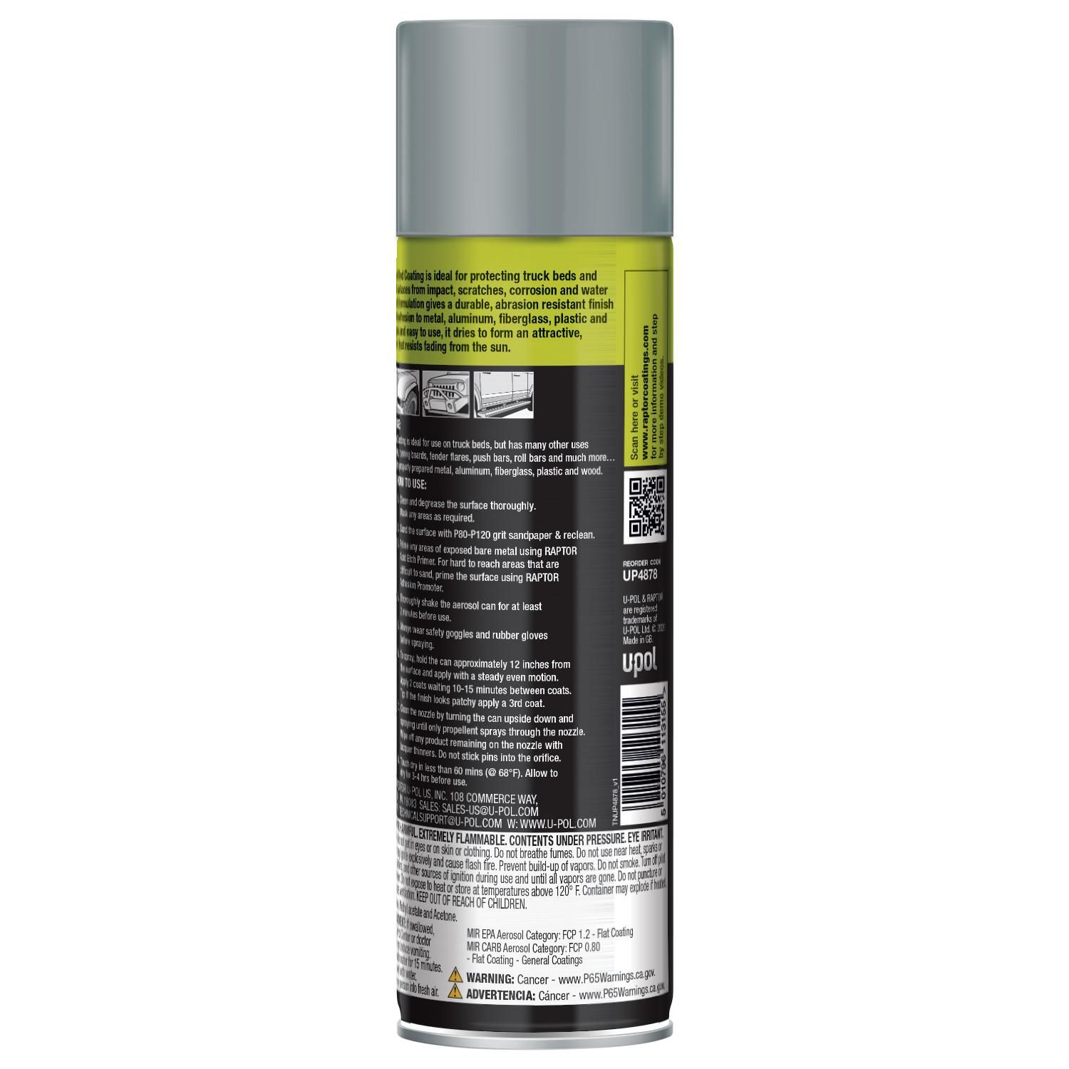 RAPTOR 1K Truck Bed Coating Aerosols