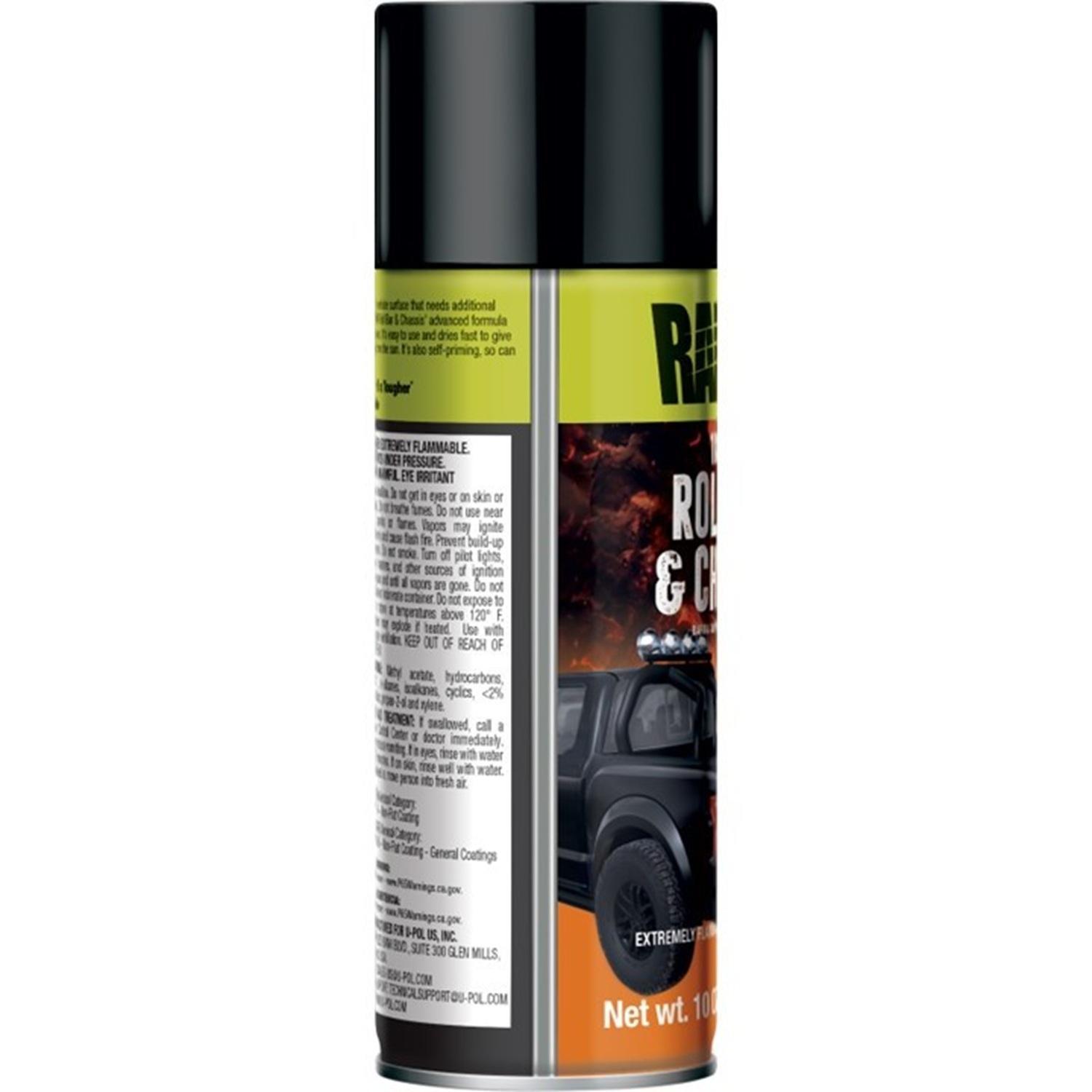 RAPTOR 1K Pro Gloss Black Roll Bar and Chassis Spray Paint 10oz