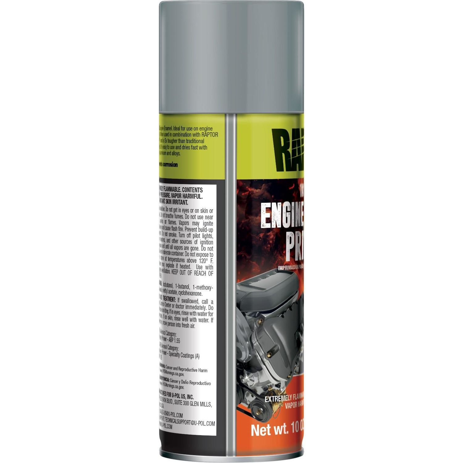 Raptor Gray High Temp Engine Enamel Primer