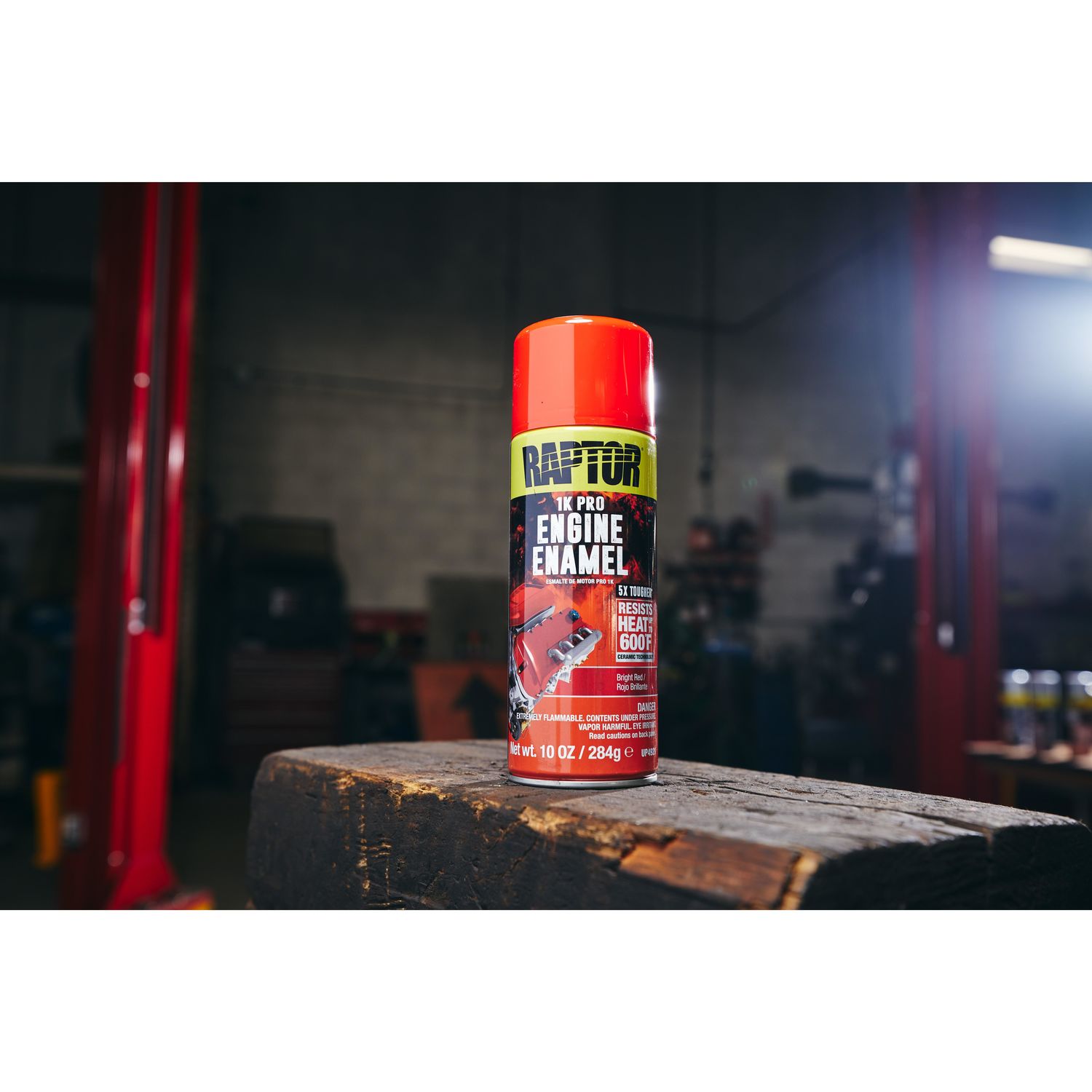 RAPTOR Bright Red High Temp Engine Enamel Paint