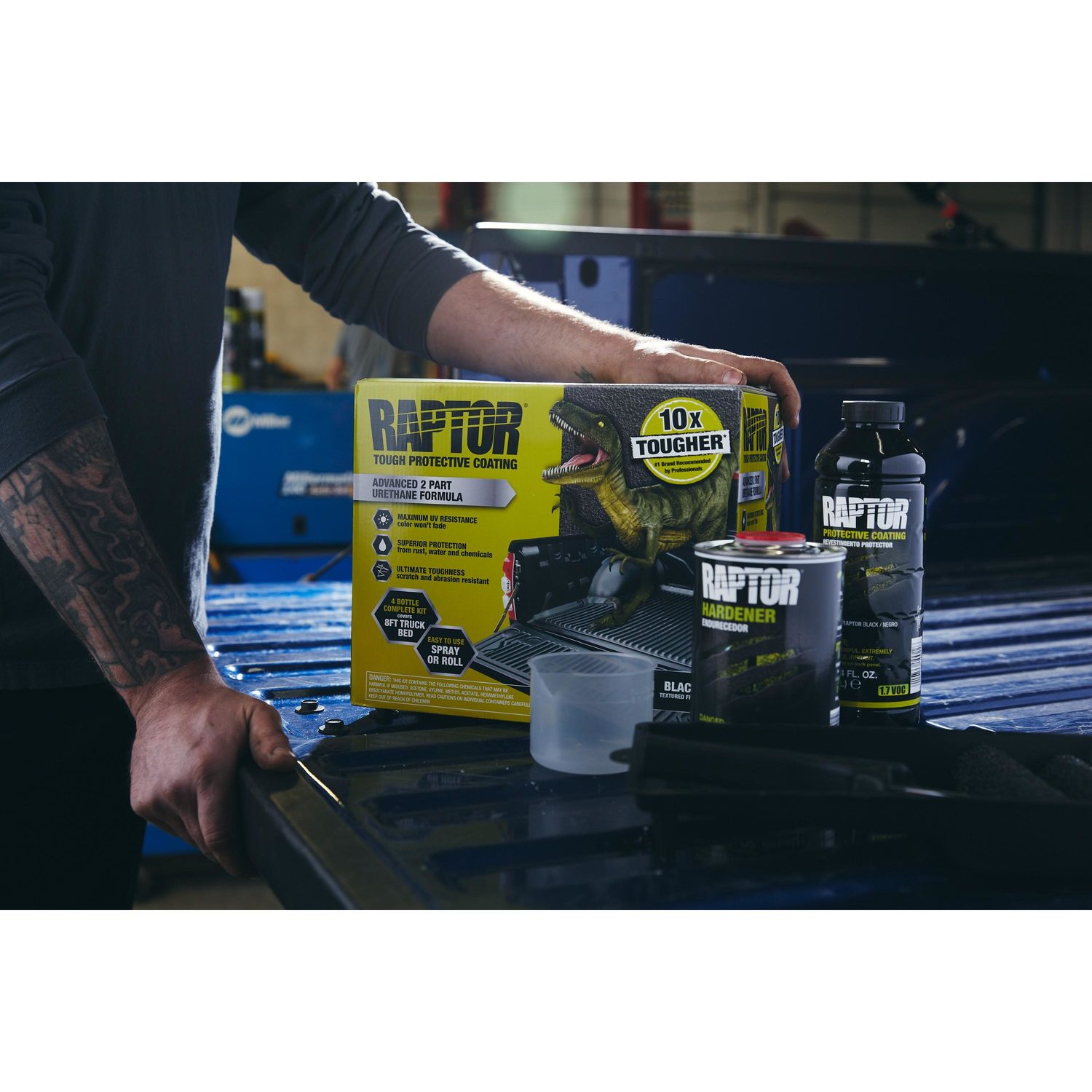 RAPTOR Black Truck Bed Coating Kit