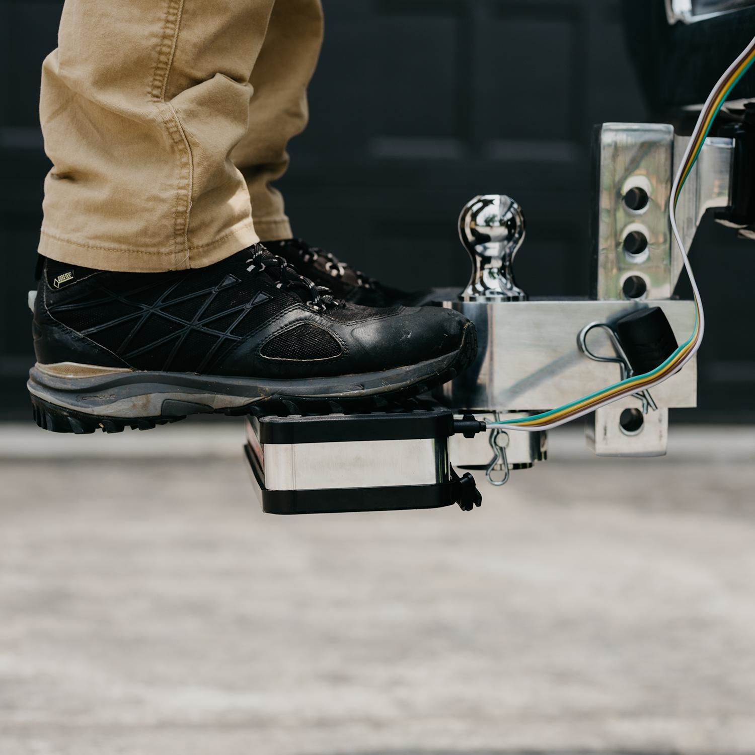 AlumaTow Step and Brake Light Accessory