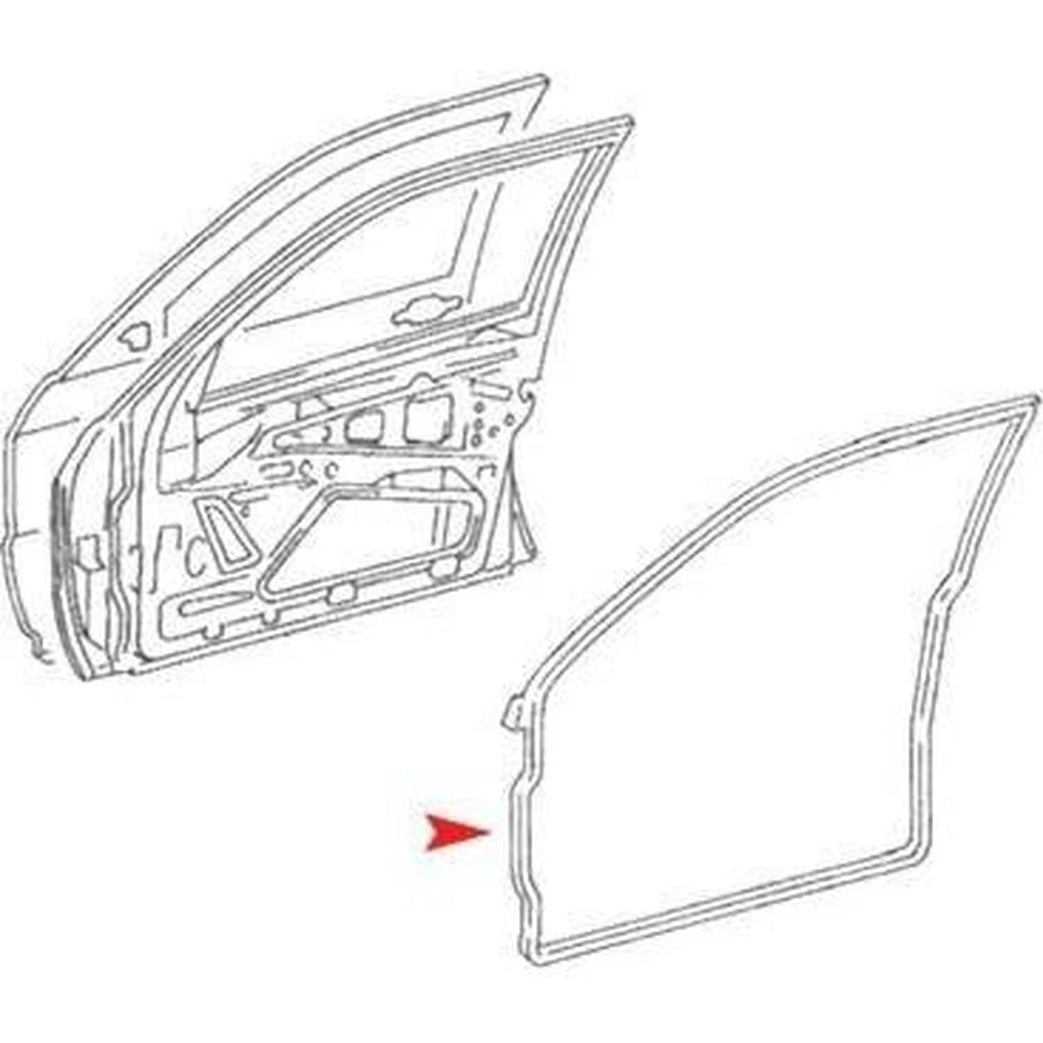 URO Parts Door Seal URO-001699