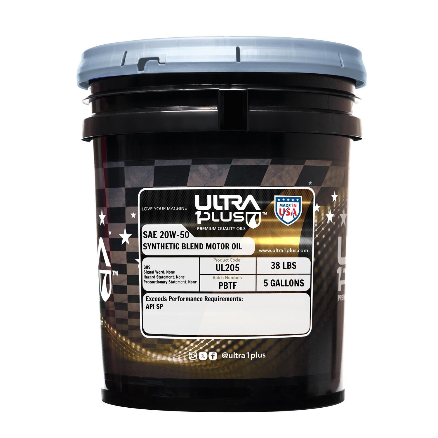 Ultra1Plus Synthetic Blend 20W-50 Motor Oil 5 Gallon