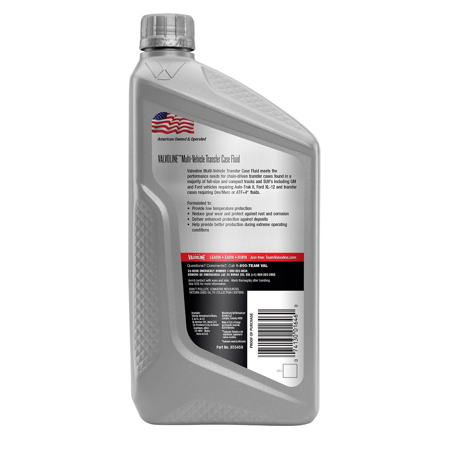 Valvoline Transfer Case Fluid 1 Quart