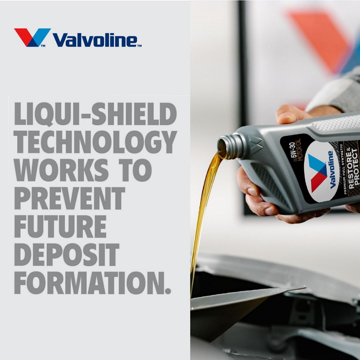 Valvoline Restore & Protect Full Synthetic Engine Oil 5W20 1 Quart