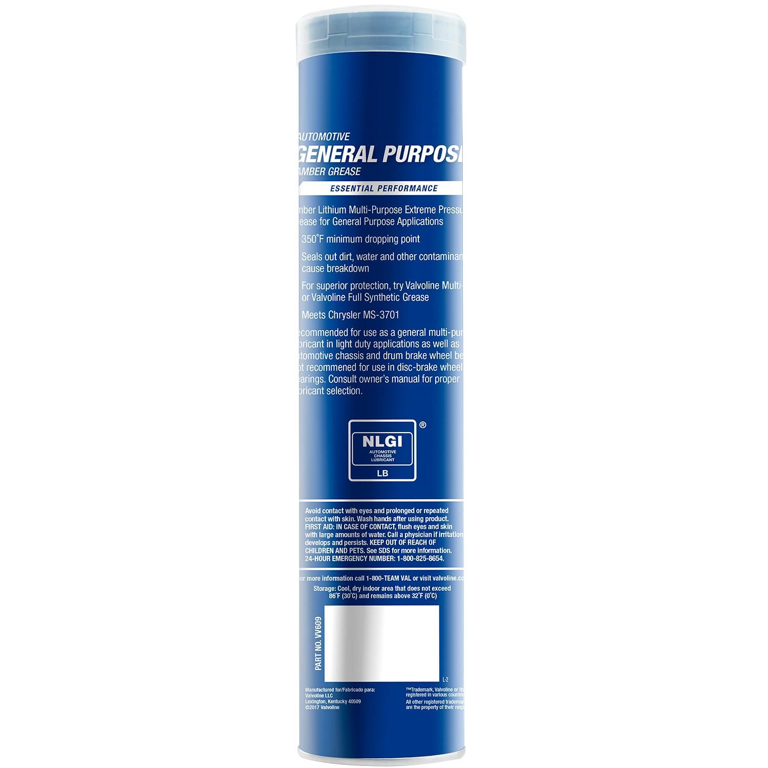 Valvoline General Purpose Grease Tube 14.1oz