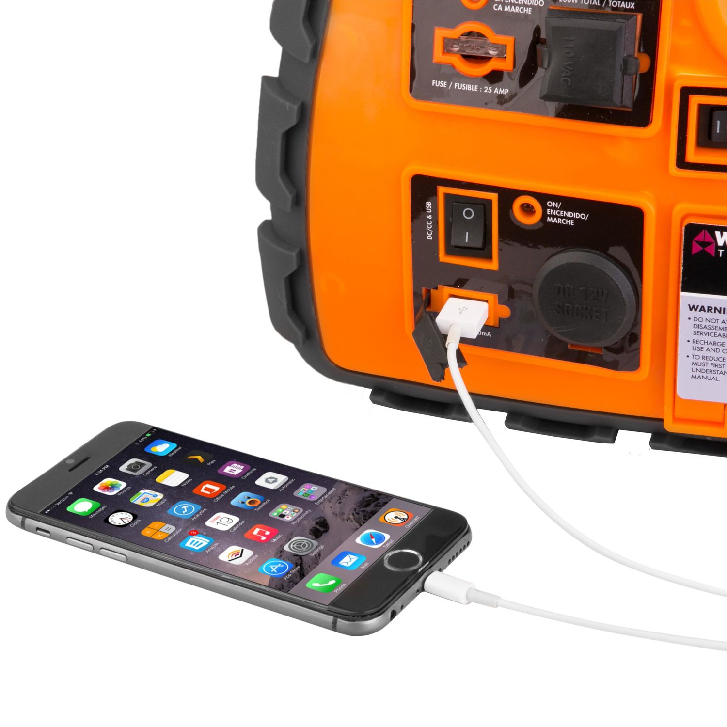 Wagan Power Dome NX2 Jump Starter, Bluetooth, Air Compressor, AC and DC ...