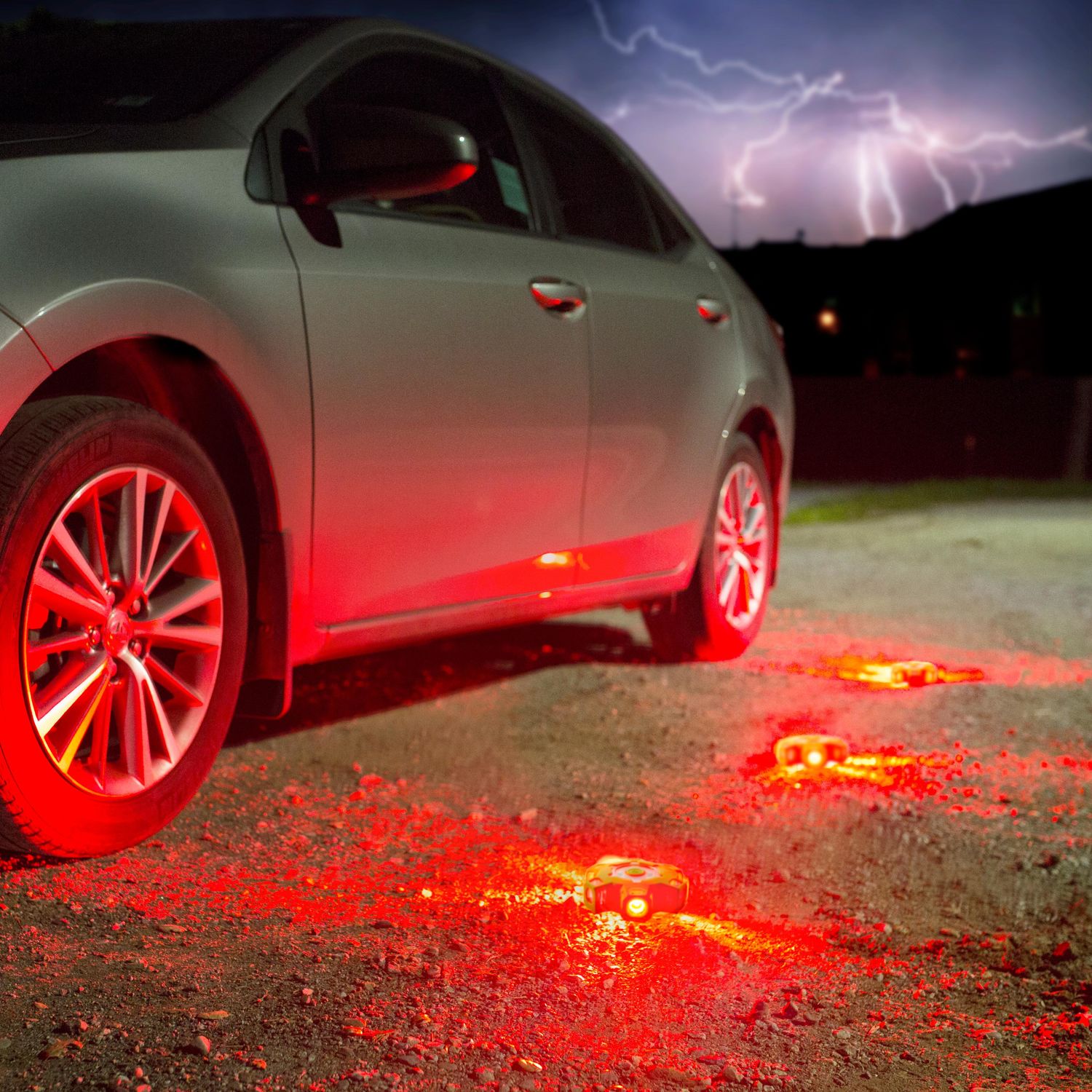 Wagan LED Road Flare Michelin High Visibility Roadside Emergency Kit