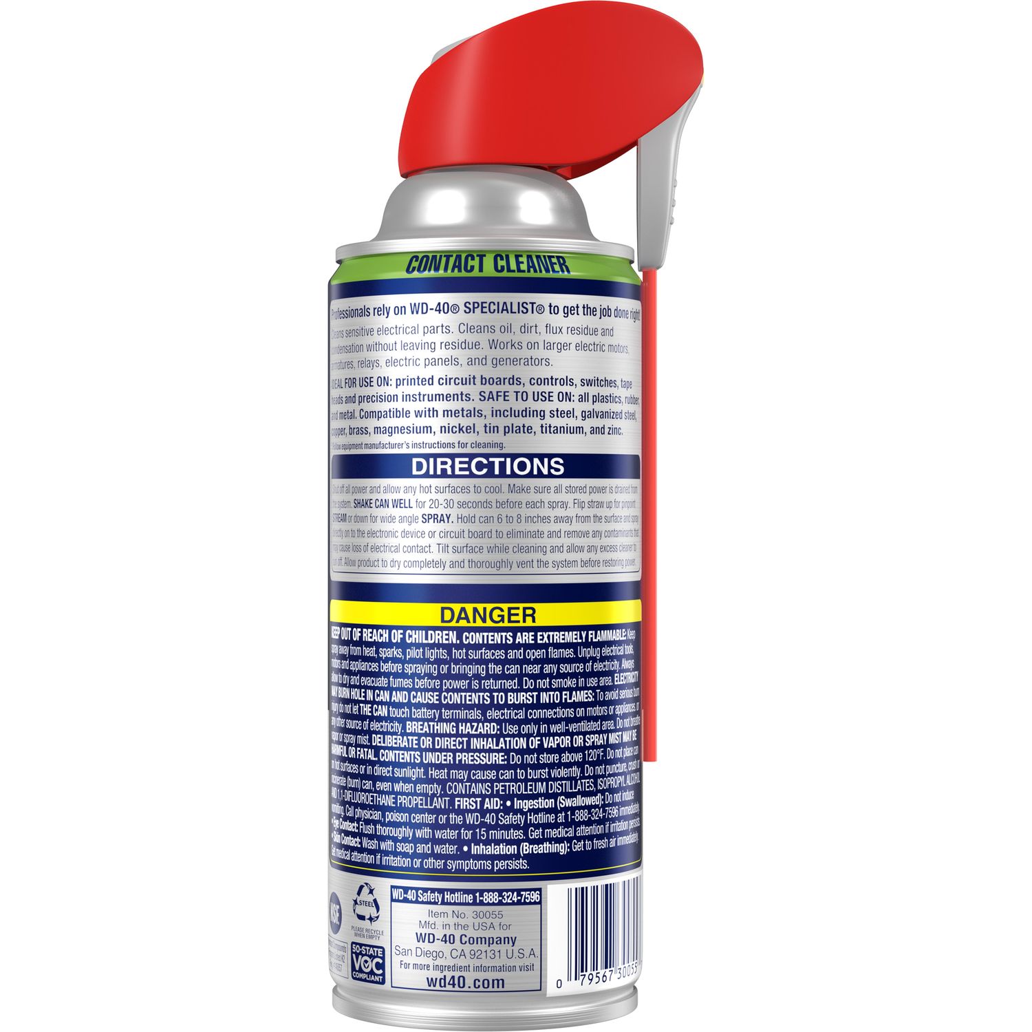 WD40 Quick Drying Electrical Contact Cleaner 11Oz