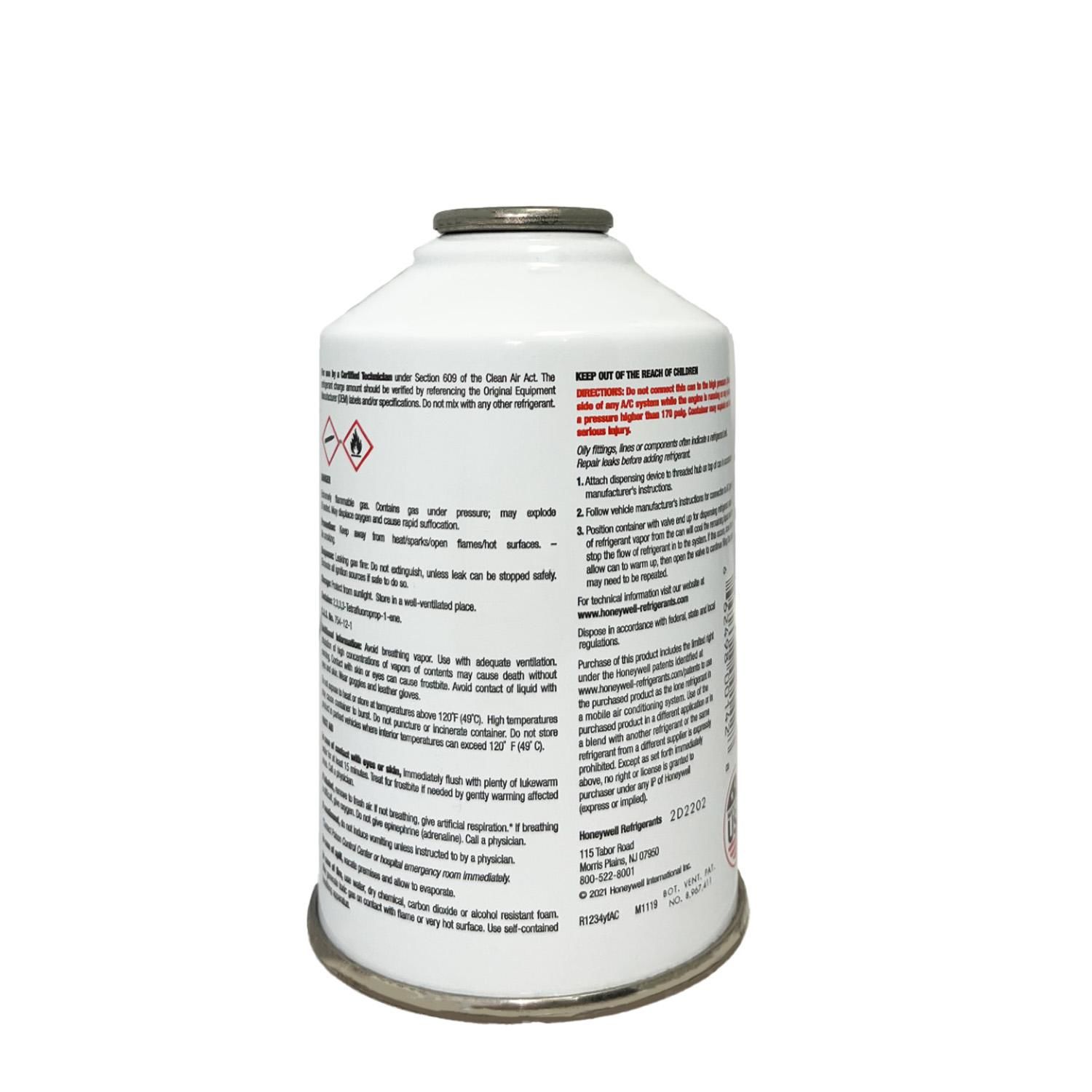 Honeywell R1234yf Refrigerant with UV Dye 8oz