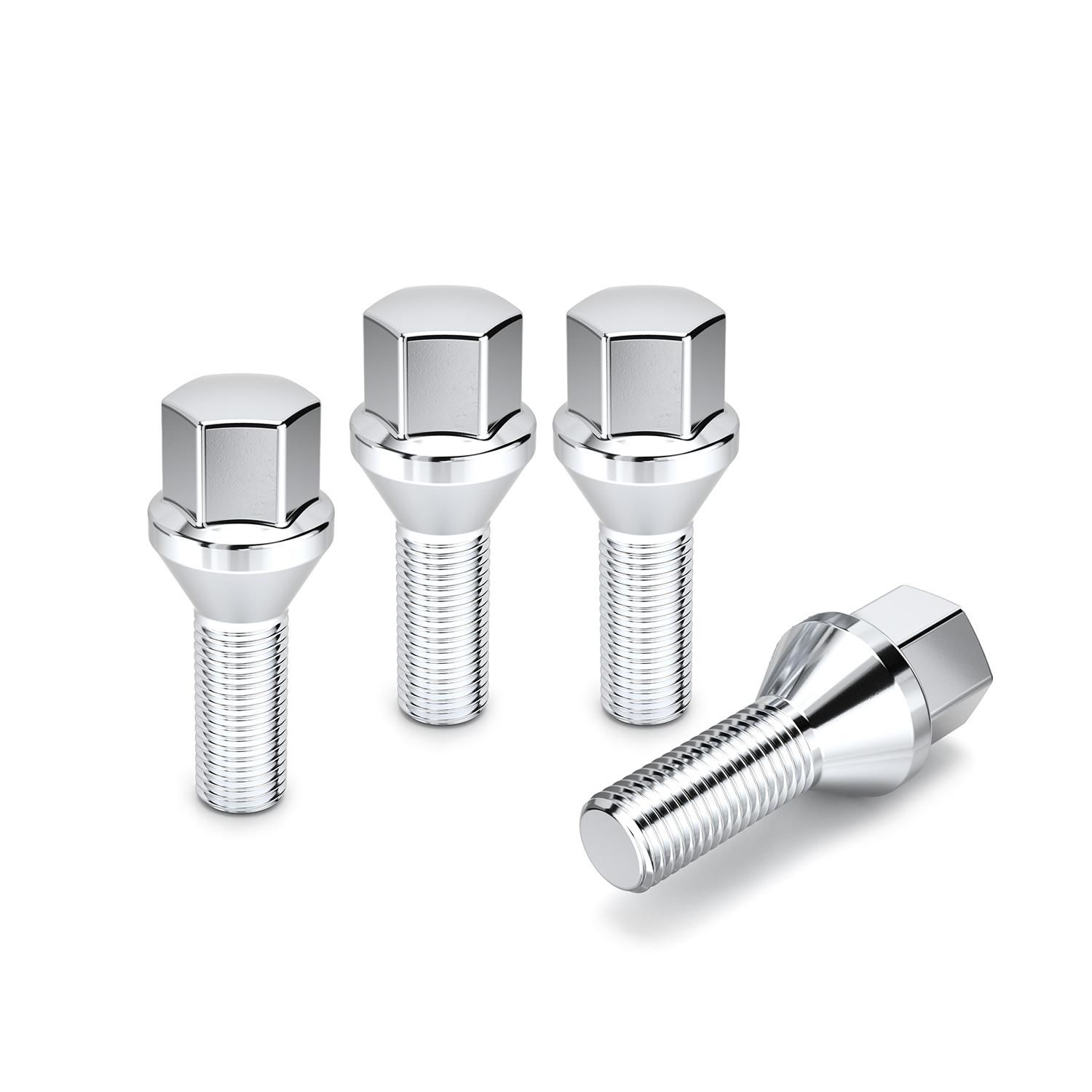 White Knight Wheel Nut 4 Piece 118074