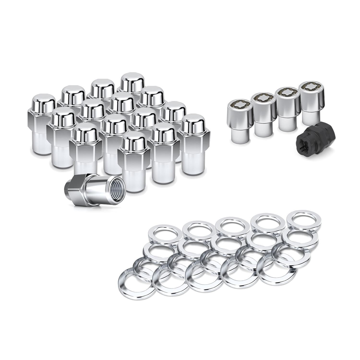 White Knight Wheel Nut 20 Piece 778204