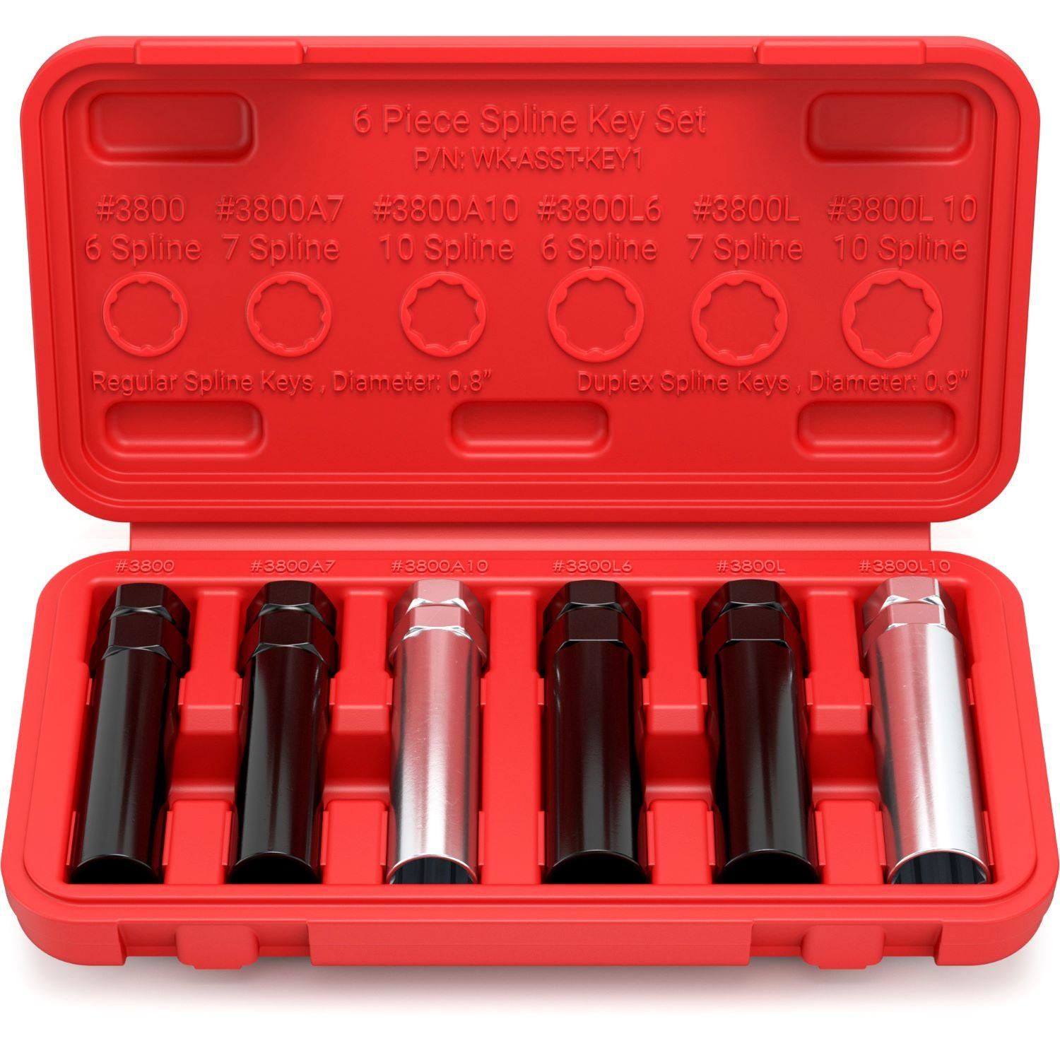White Knight Spline Key Assortment