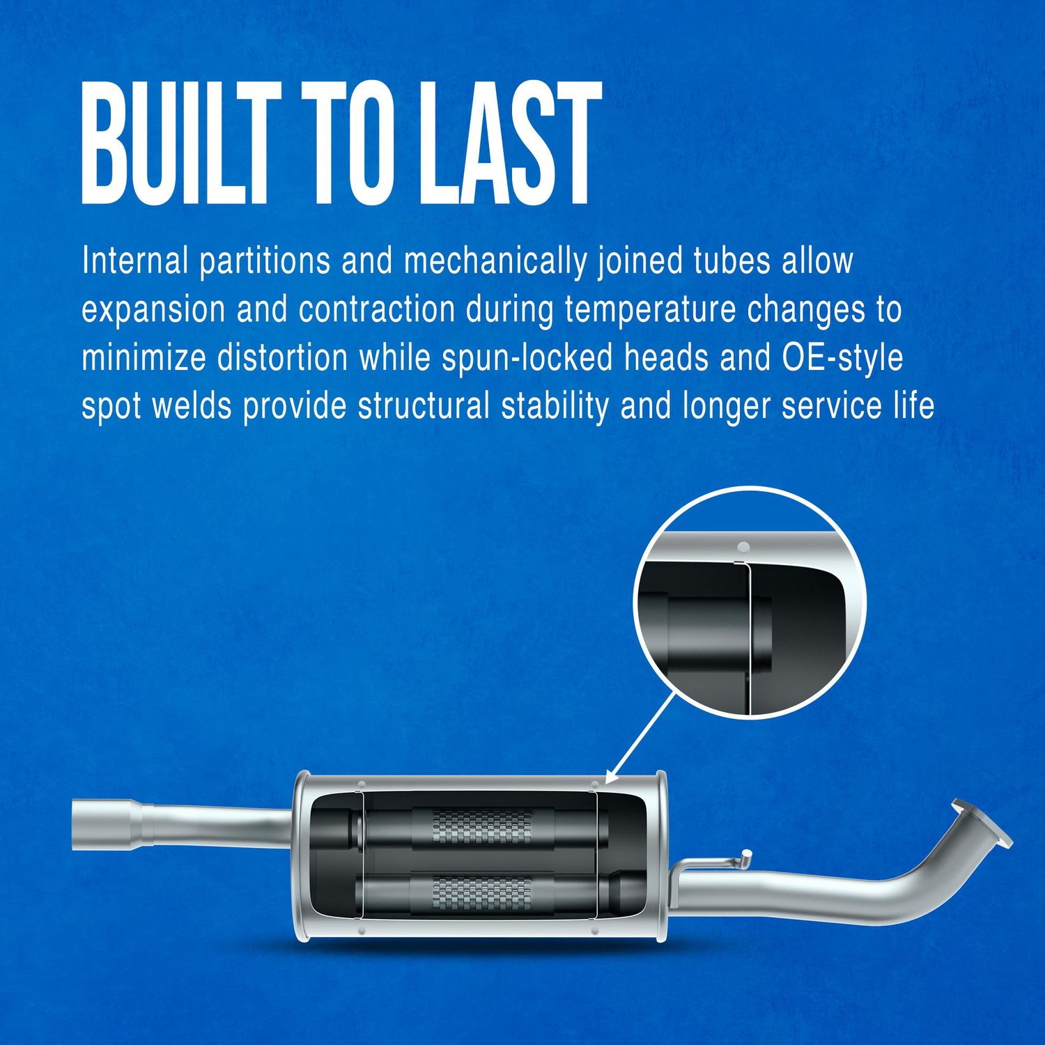 Walker Exhaust SoundFX Oval Pipe Connection Tip 2.25in Exhaust Muffler 18891