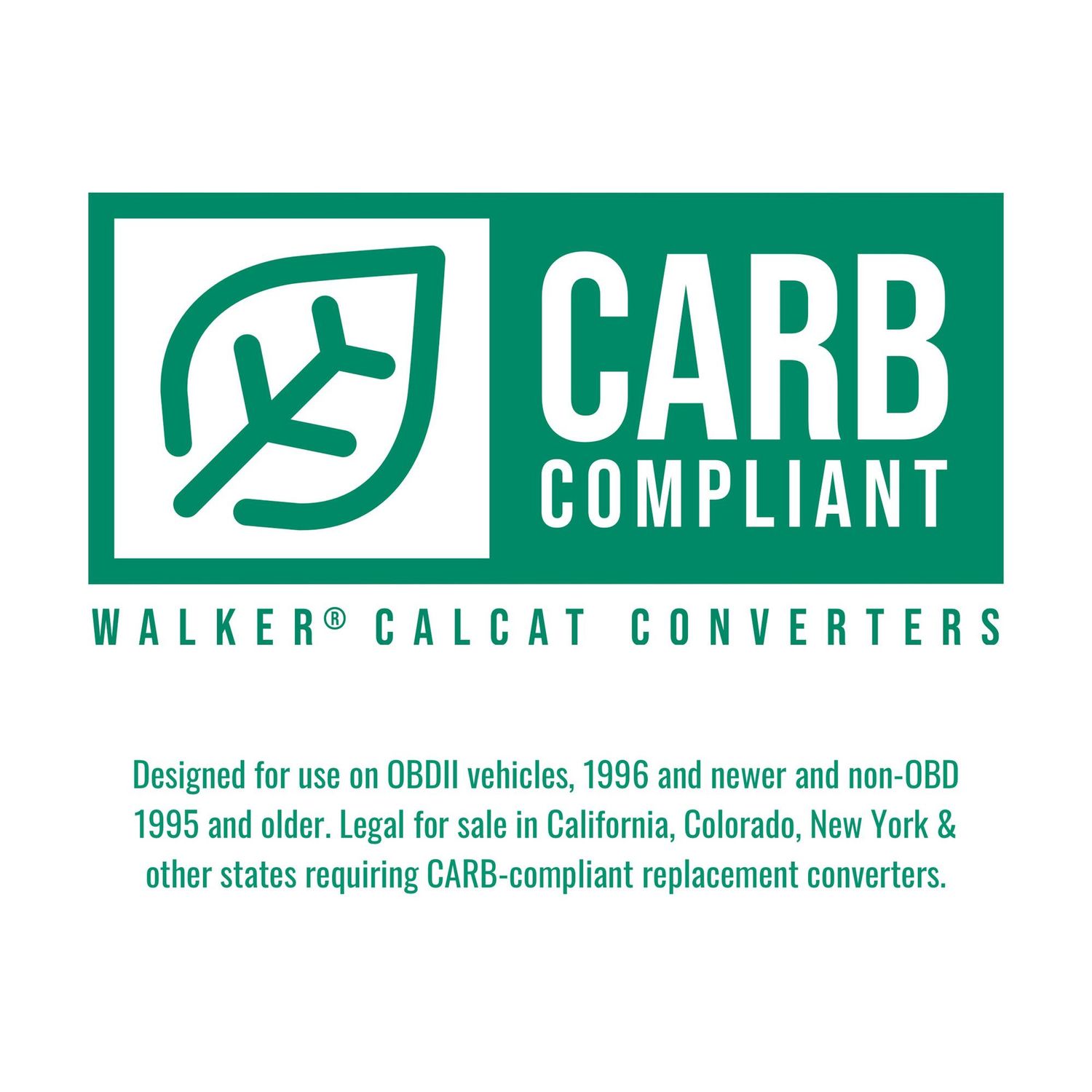 Walker 83415 CalCat CARB (CA, CO, NY